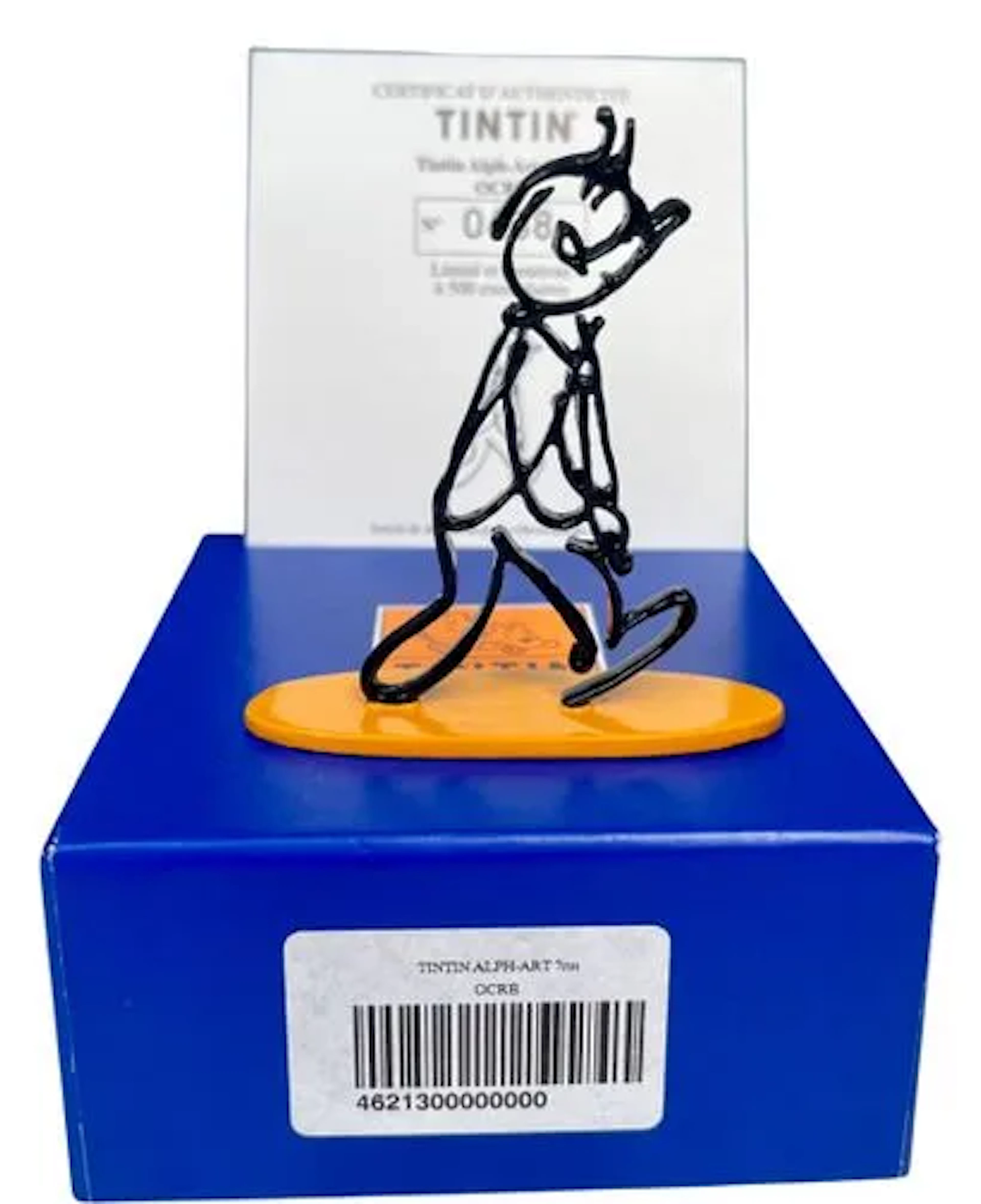 HERGÉ. Moulinsart Lead / Sculpture 46213. Tintin Alph-Art (o - Lot 218