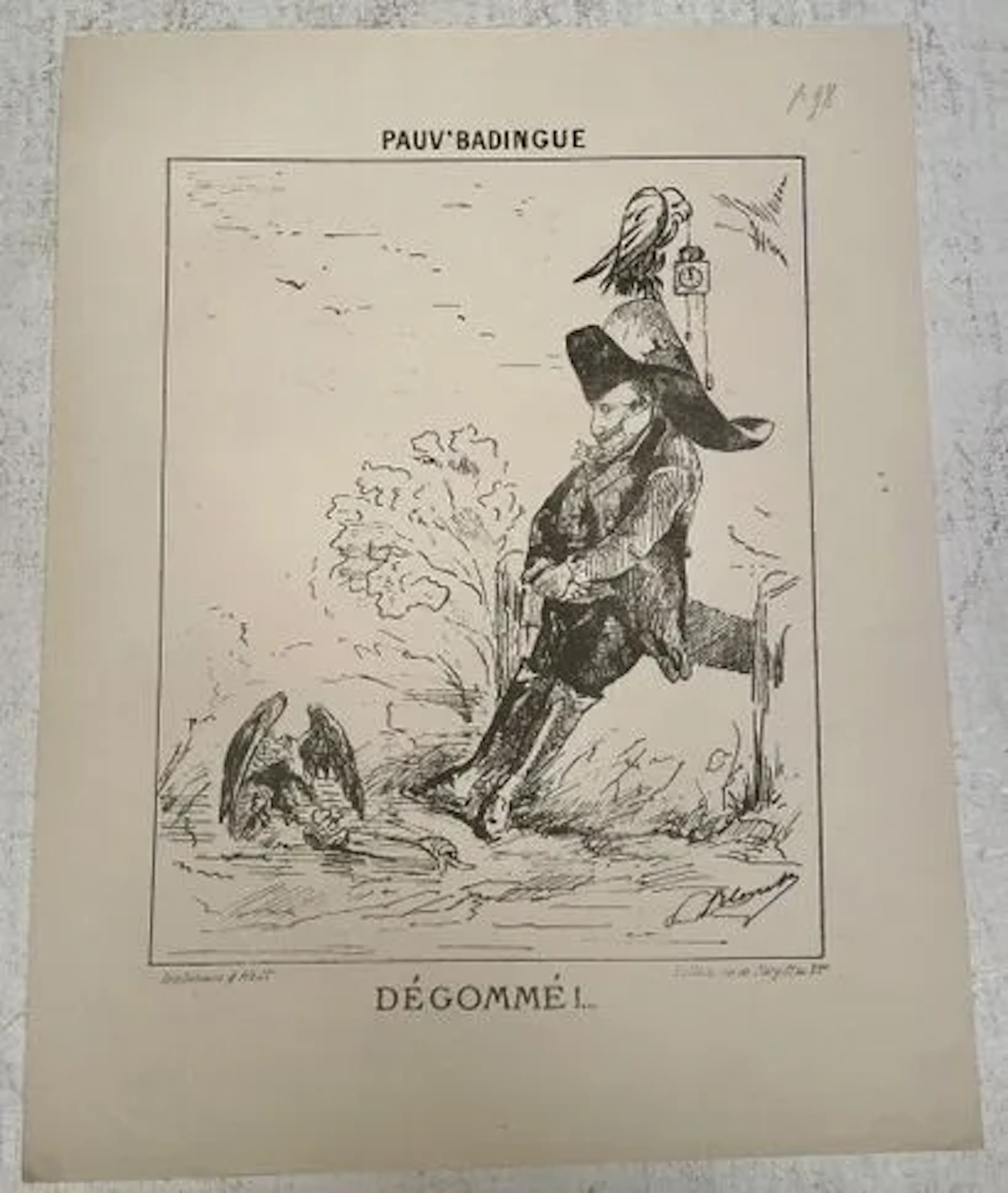PAUV' BADINGUE — DÉGOMMÉ !... - Lot 259