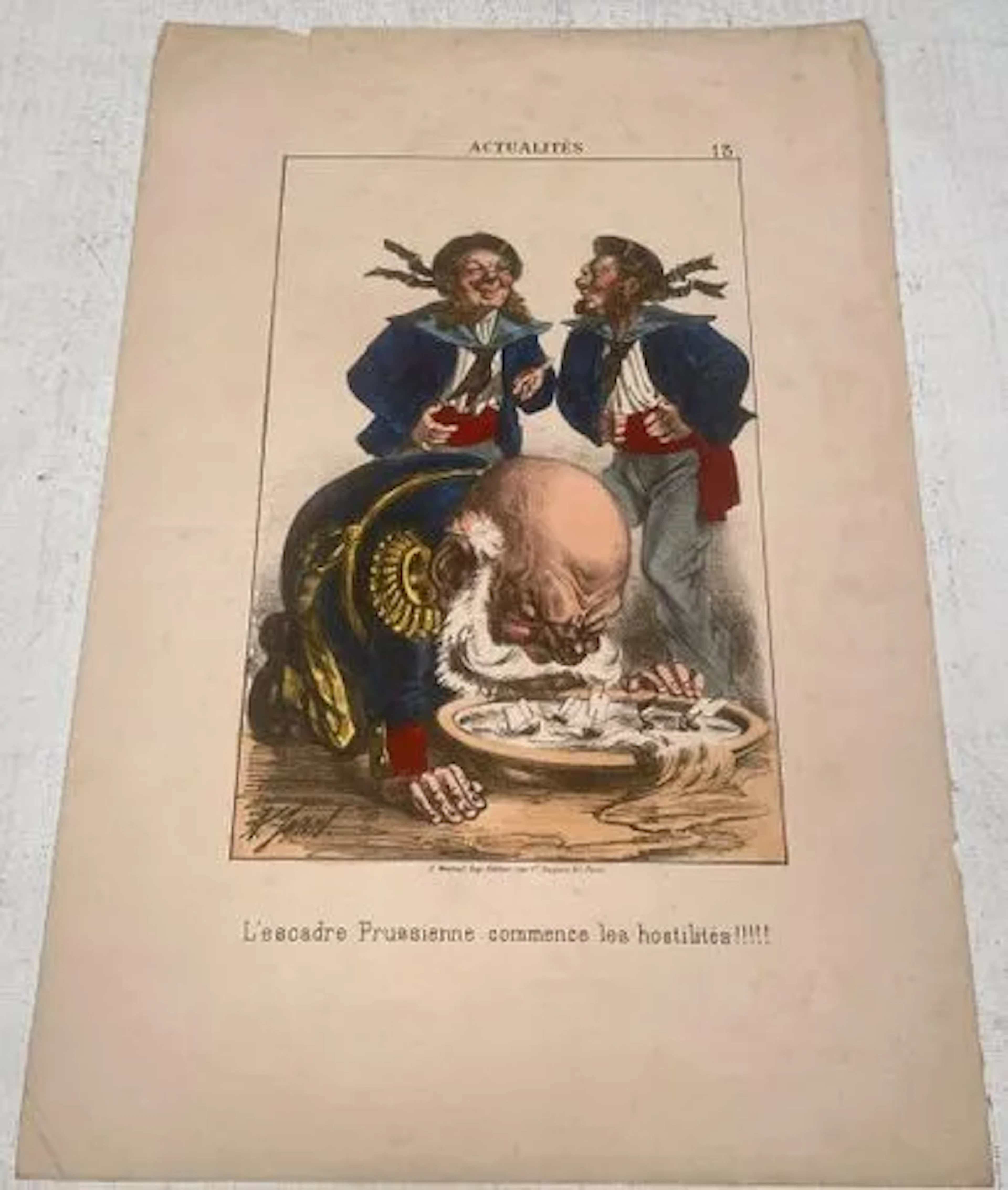 THE PRUSSIAN FLEET BEGINS HOSTILITIES !!!!! - Lot 169