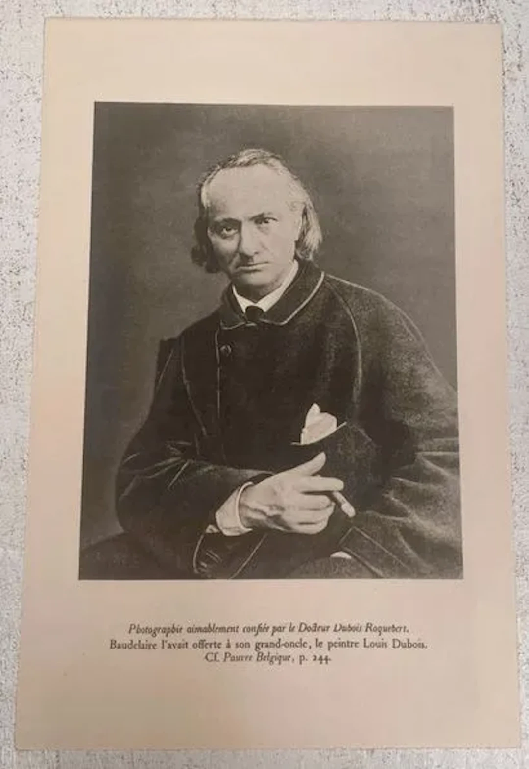 BAUDELAIRE (Charles) — PORTRAIT PHOTOGRAPHIQUE - Lot 67