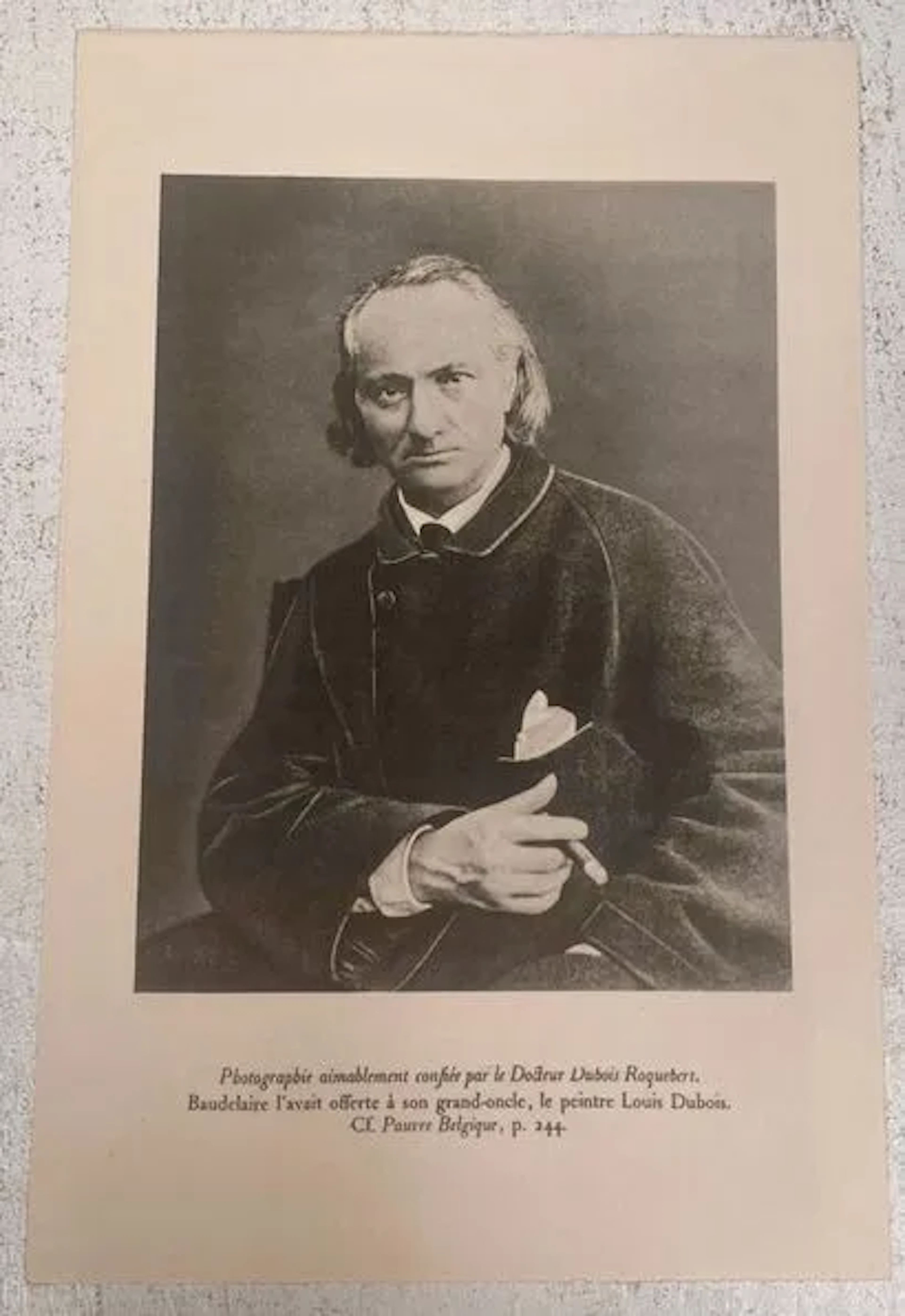 BAUDELAIRE (Charles) — PORTRAIT PHOTOGRAPHIQUE - Lot 67