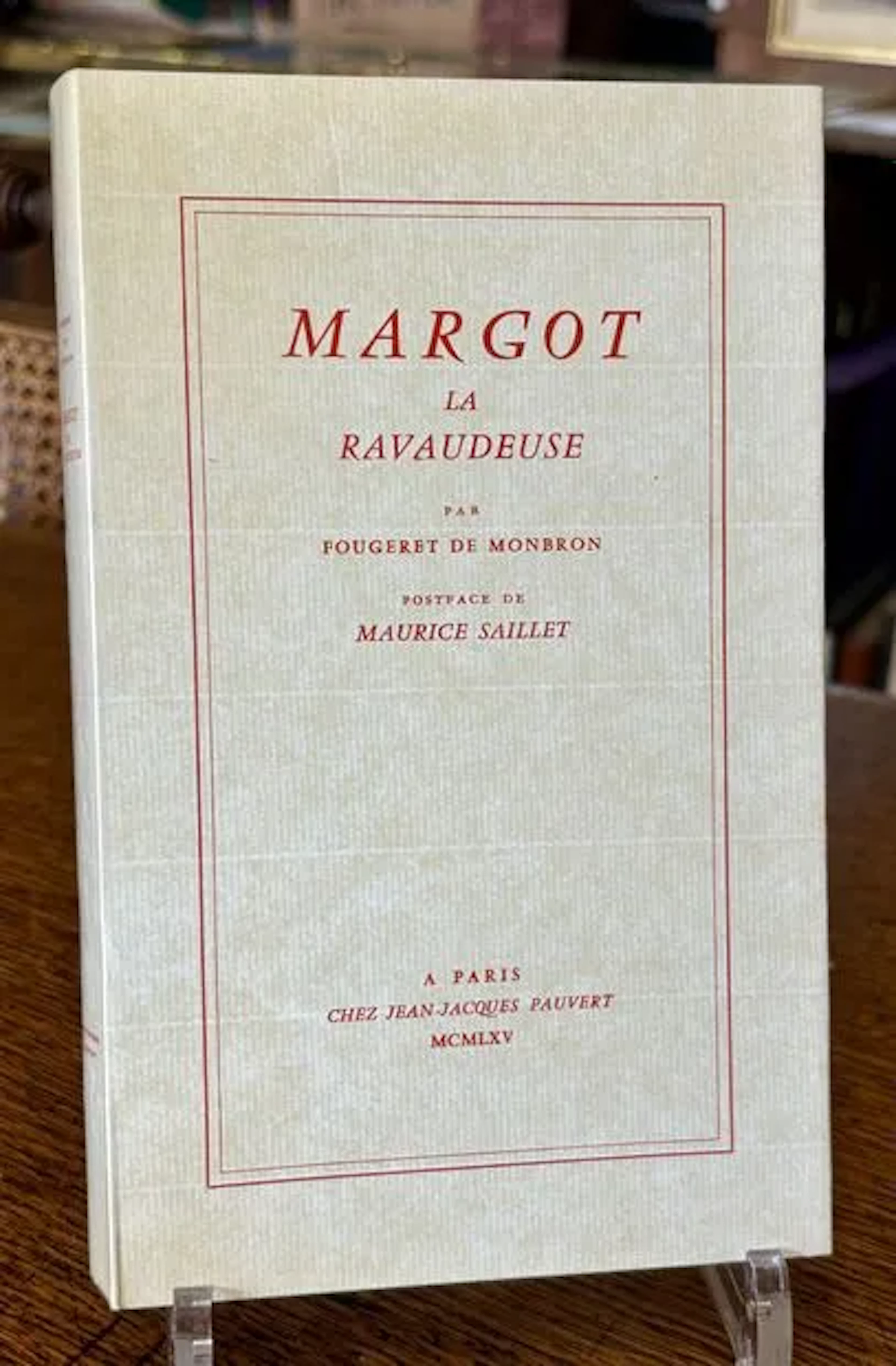 FOUGERET DE MONBRON — Margot la Ravaudeuse — Pauvert, 1965 - Lot 103