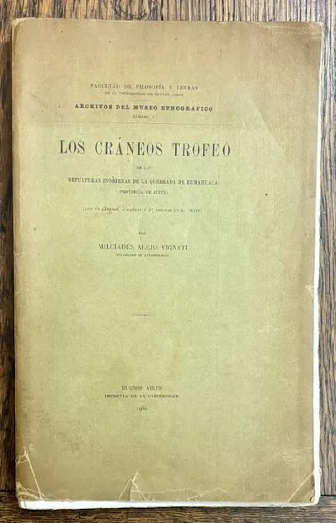 VIGNATI (Milcíades Alejo) — The Trophy Skulls from the Indig - Lot 265