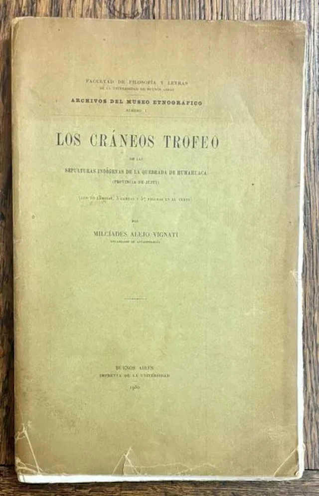 VIGNATI (Milcíades Alejo) — The Trophy Skulls from the Indig - Lot 265