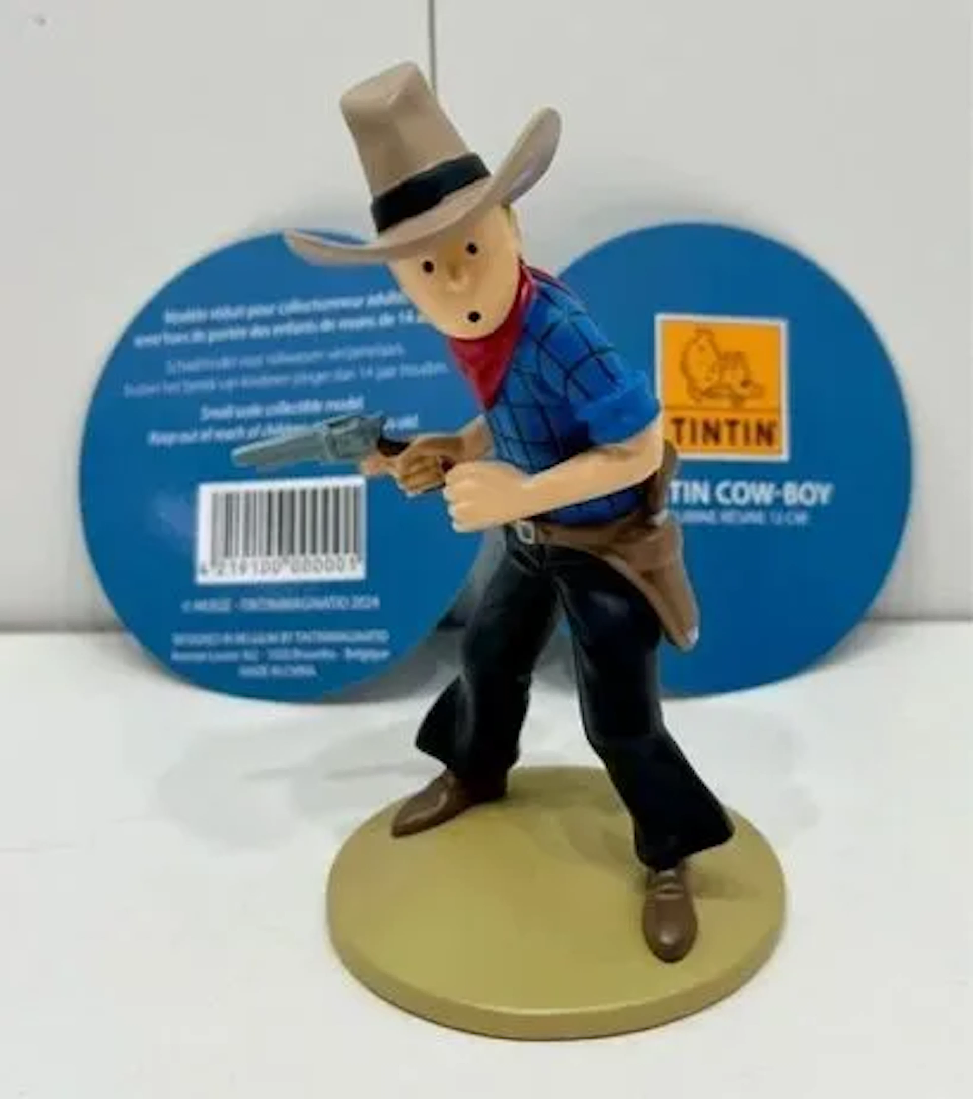Tintin en Amerique Cowboy figurine 11.5 cm - Lot 224