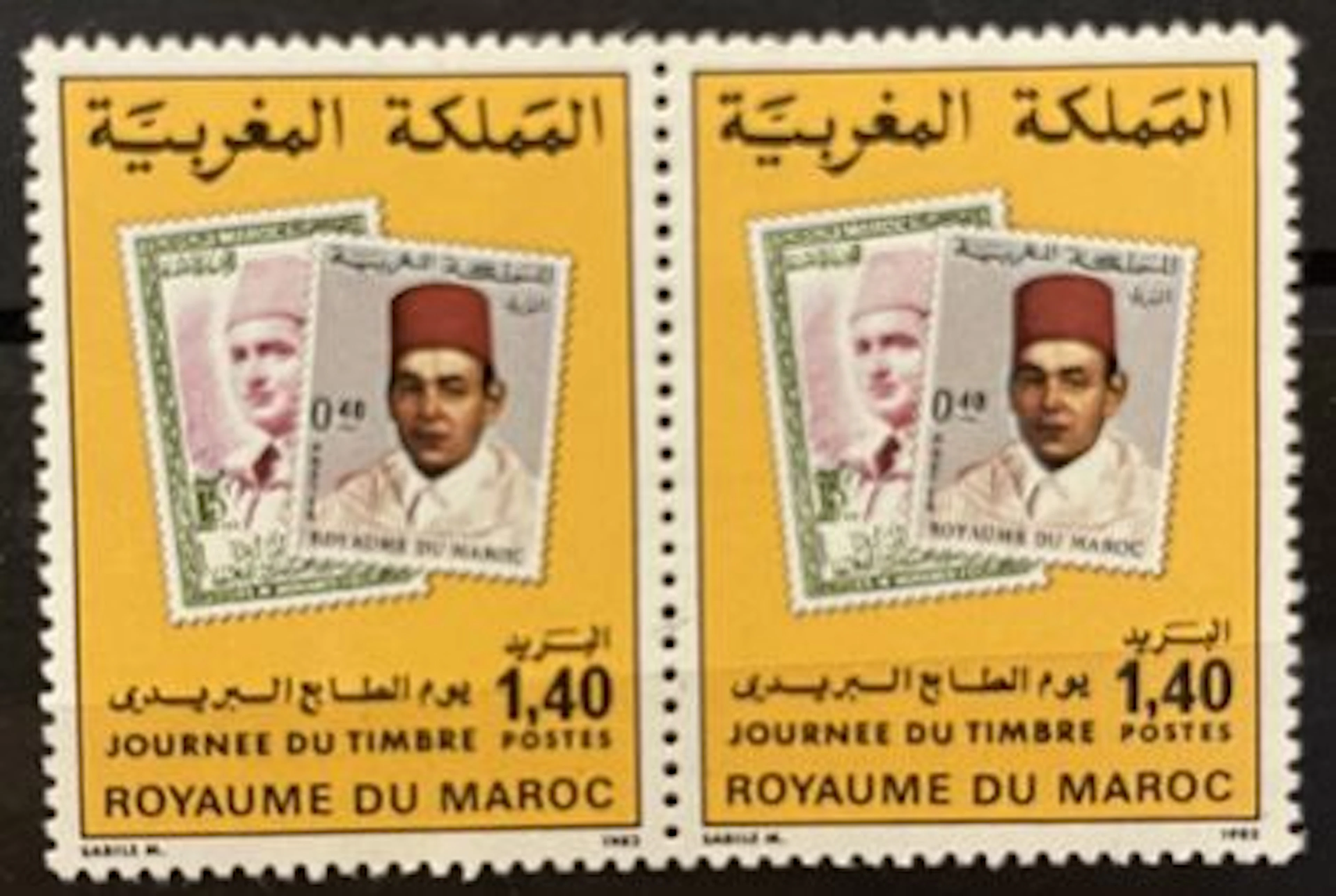 MAROC — JOURNÉE DU TIMBRE — 1,40 DH — 1983 - Lot 214