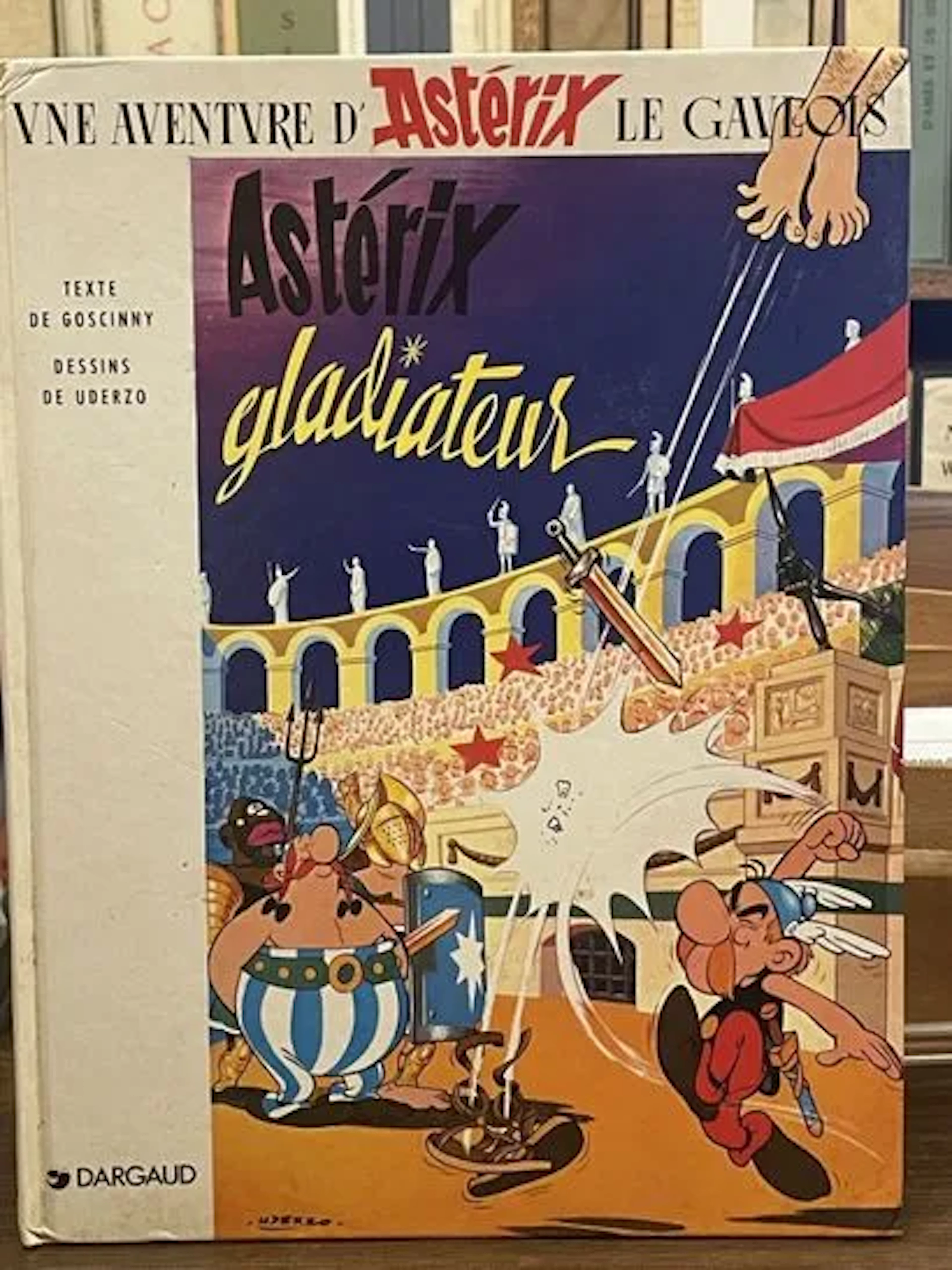 Asterix Comic Book - Asterix the Gladiator - Dargaud Reprint - Lot 18