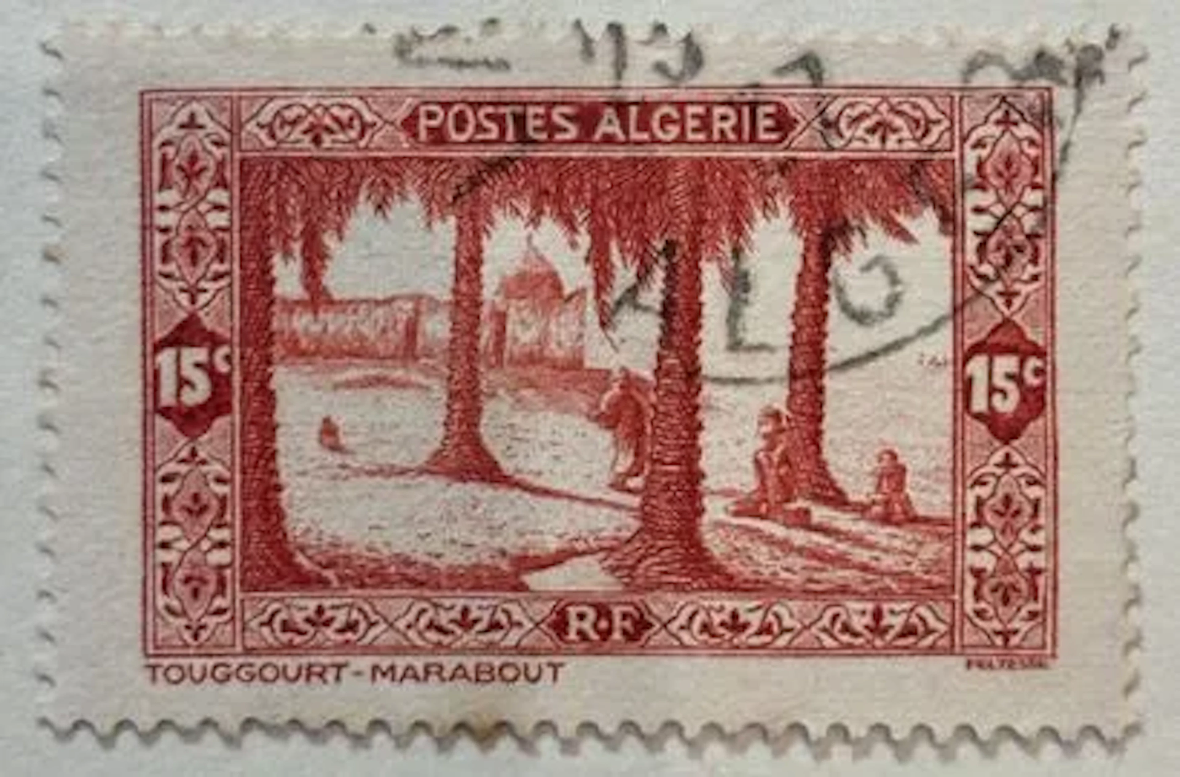 ALGERIA — 15 c. red, Touggourt - Marabout - Lot 8