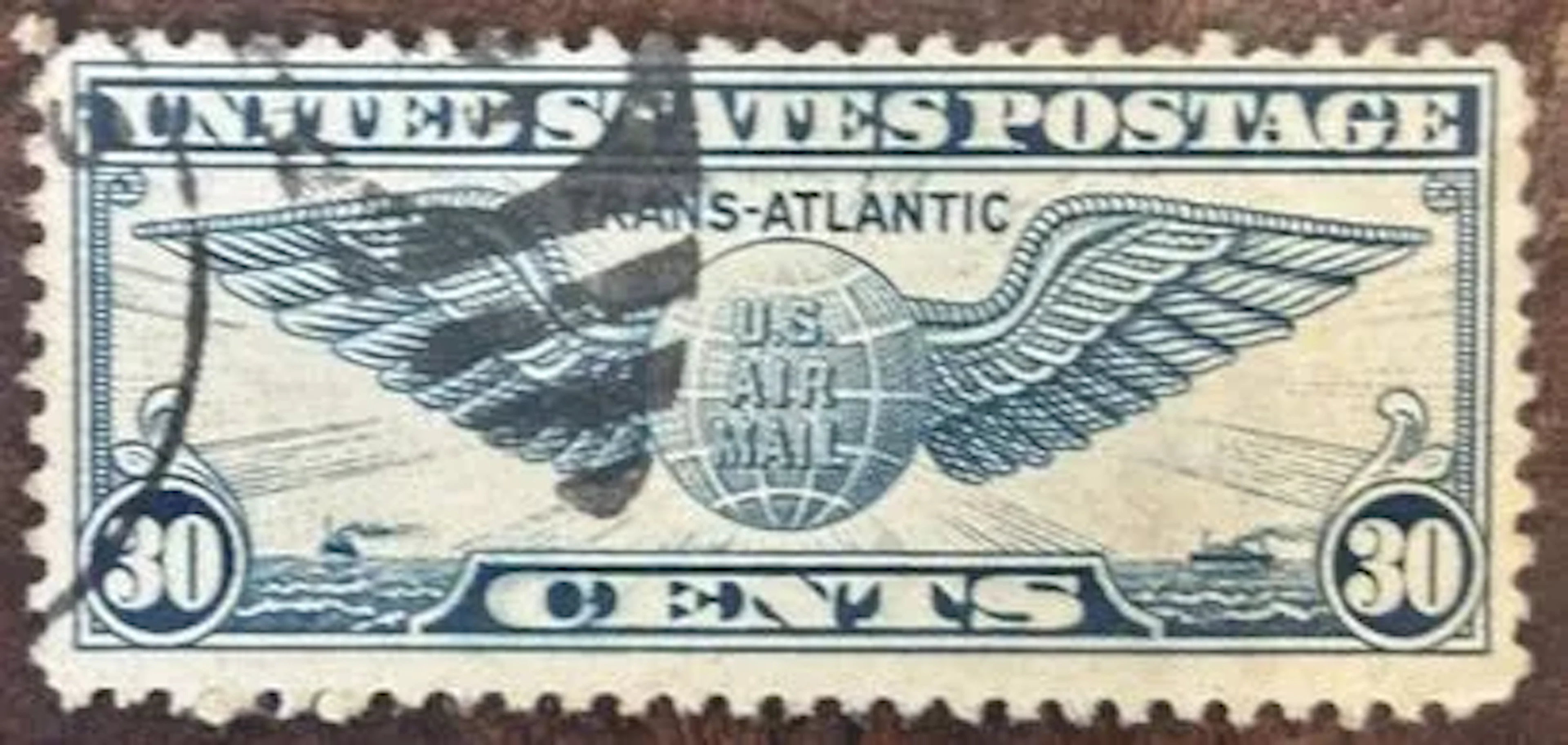 ÉTATS-UNIS — 30 cents « Trans-Atlantic » — poste aérienne - Lot 54