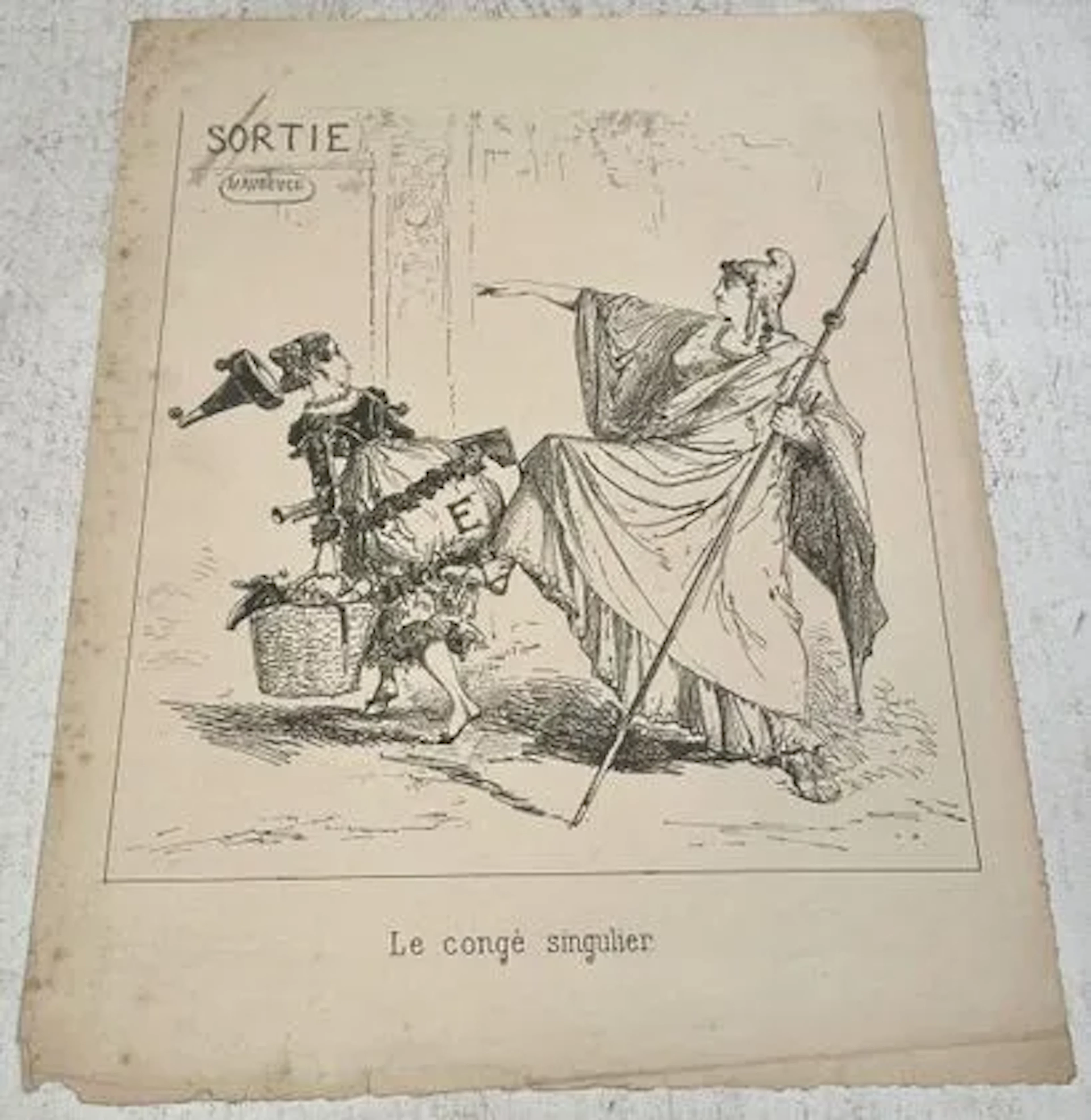 LE CONGÉ SINGULIER - Lot 194