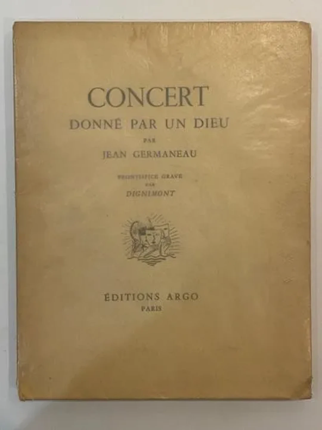 JEAN GERMANEAU. CONCERT DONNE PAR DIEU. EO - Lot 121