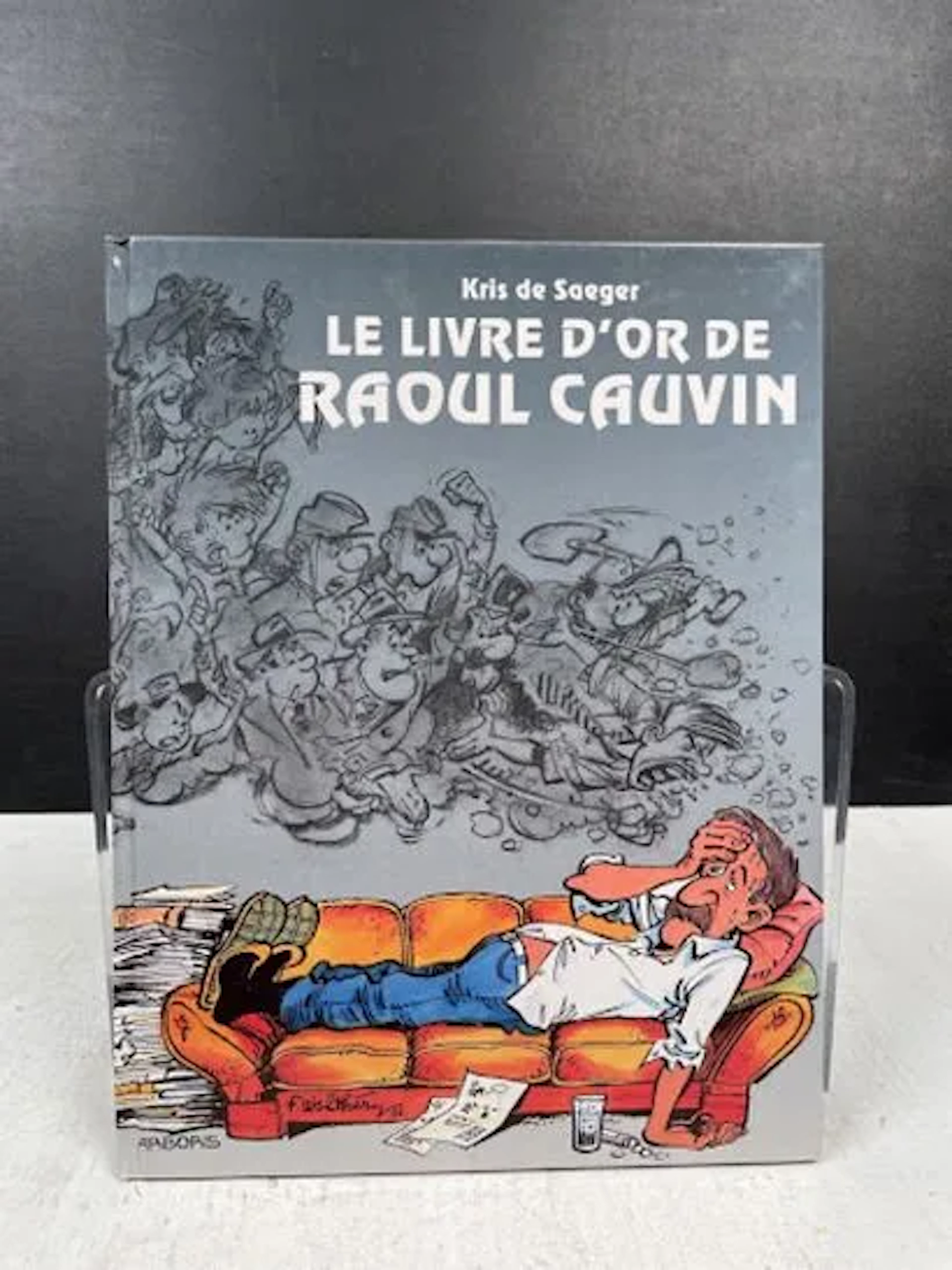 DE SAEGER (Kris) - Le Livre d'or de Raoul Cauvin (Édition Or - Lot 176
