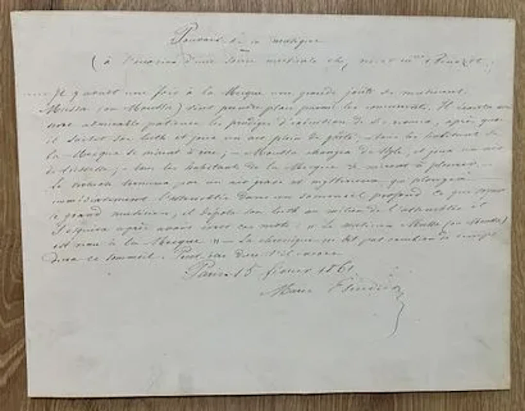 ESCUDIER (Marie-Pierre) (1818–1880), French journalist, musi - Lot 153