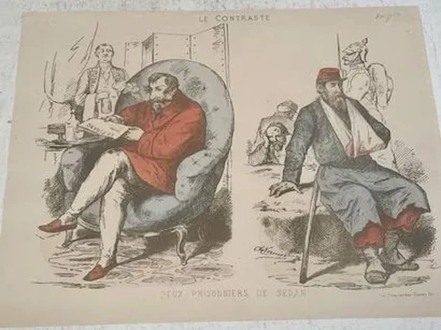 LE CONTRASTE — DEUX PRISONNIERS DE SEDAN - Lot 195
