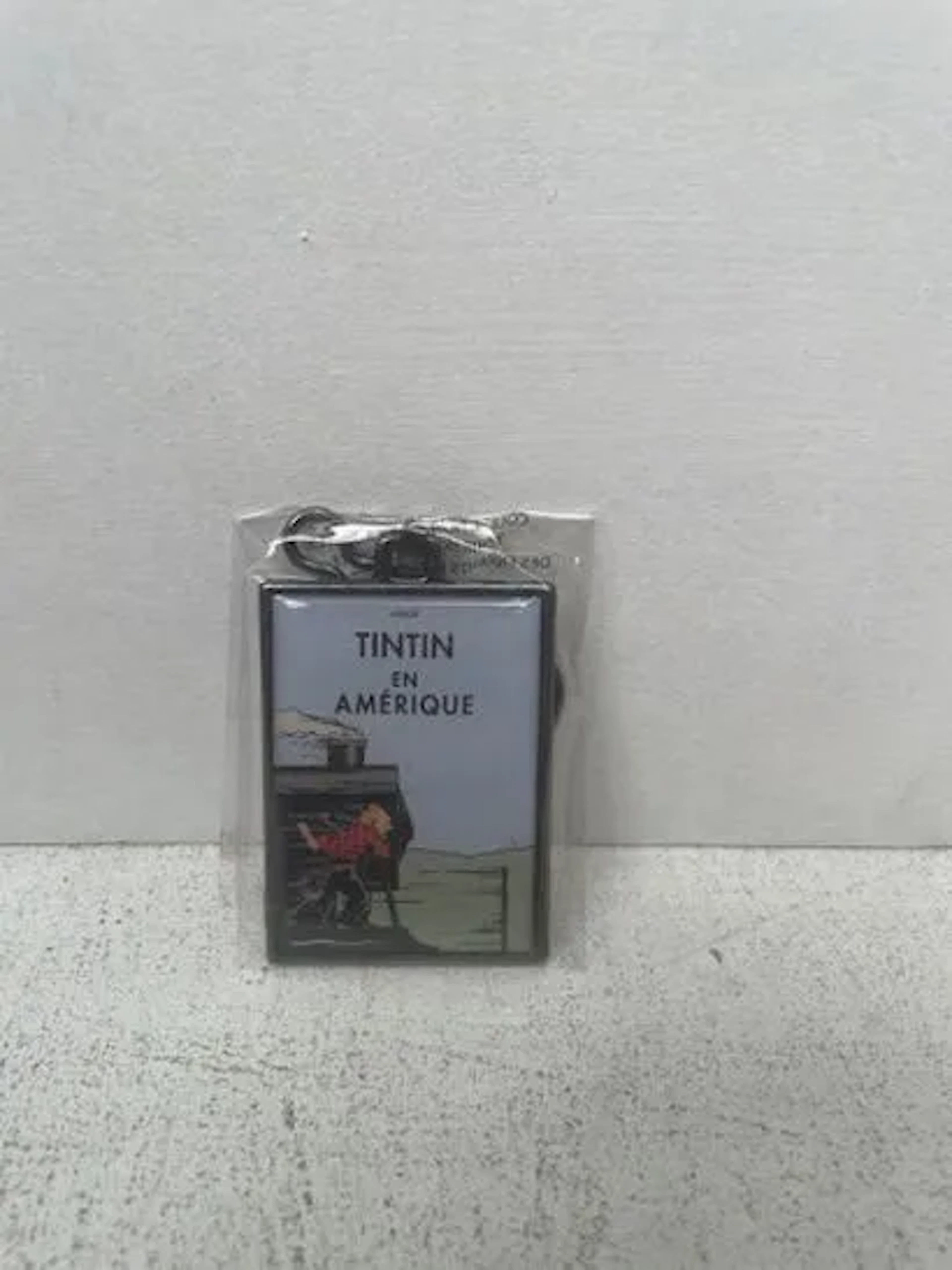 Porte-Clés Métal Collector - Tintin "Tintin en Amérique" - C - Lot 254