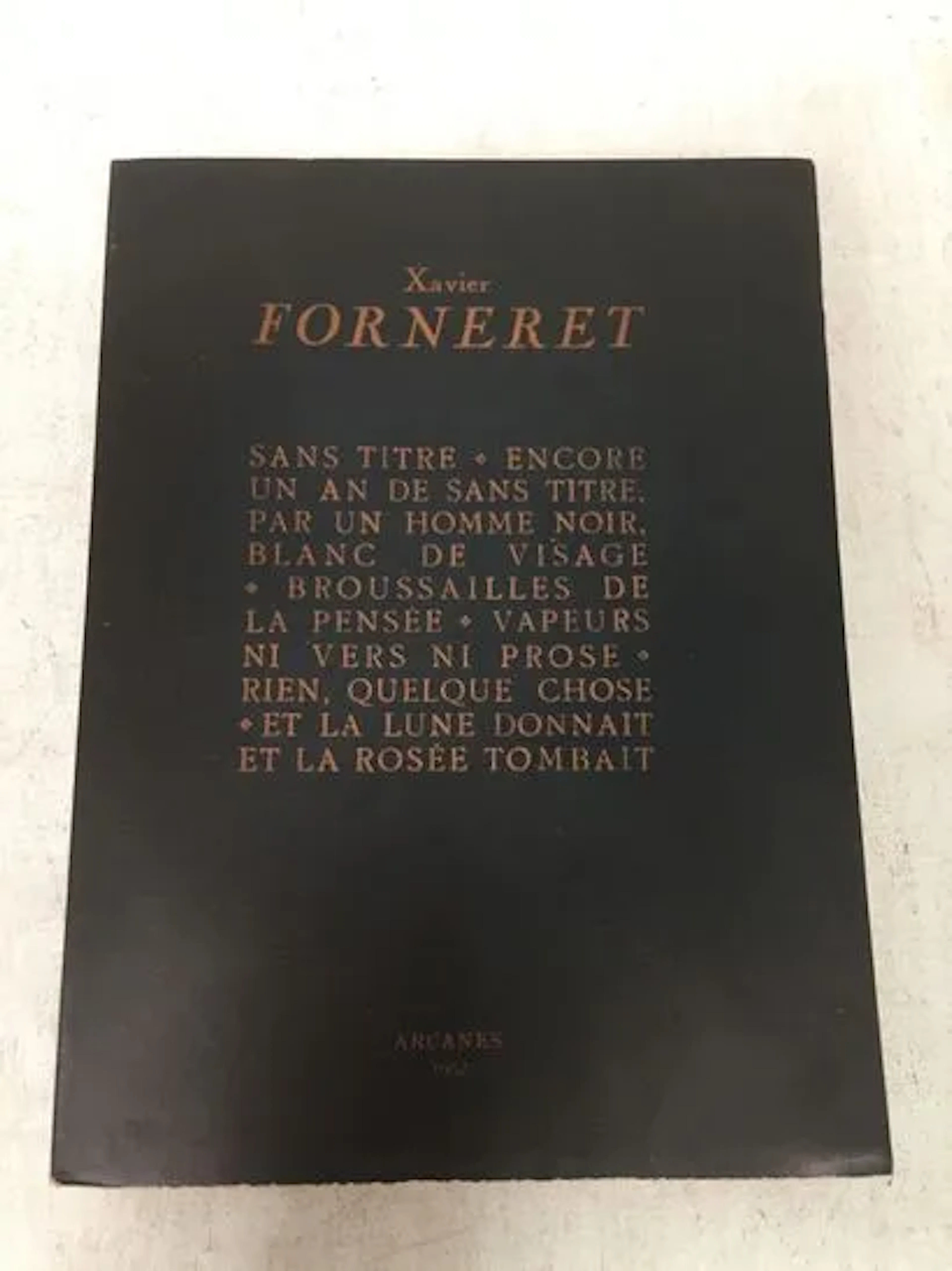 FORNERET (Xavier), Untitled—Another Year of Untitled, by a B - Lot 160