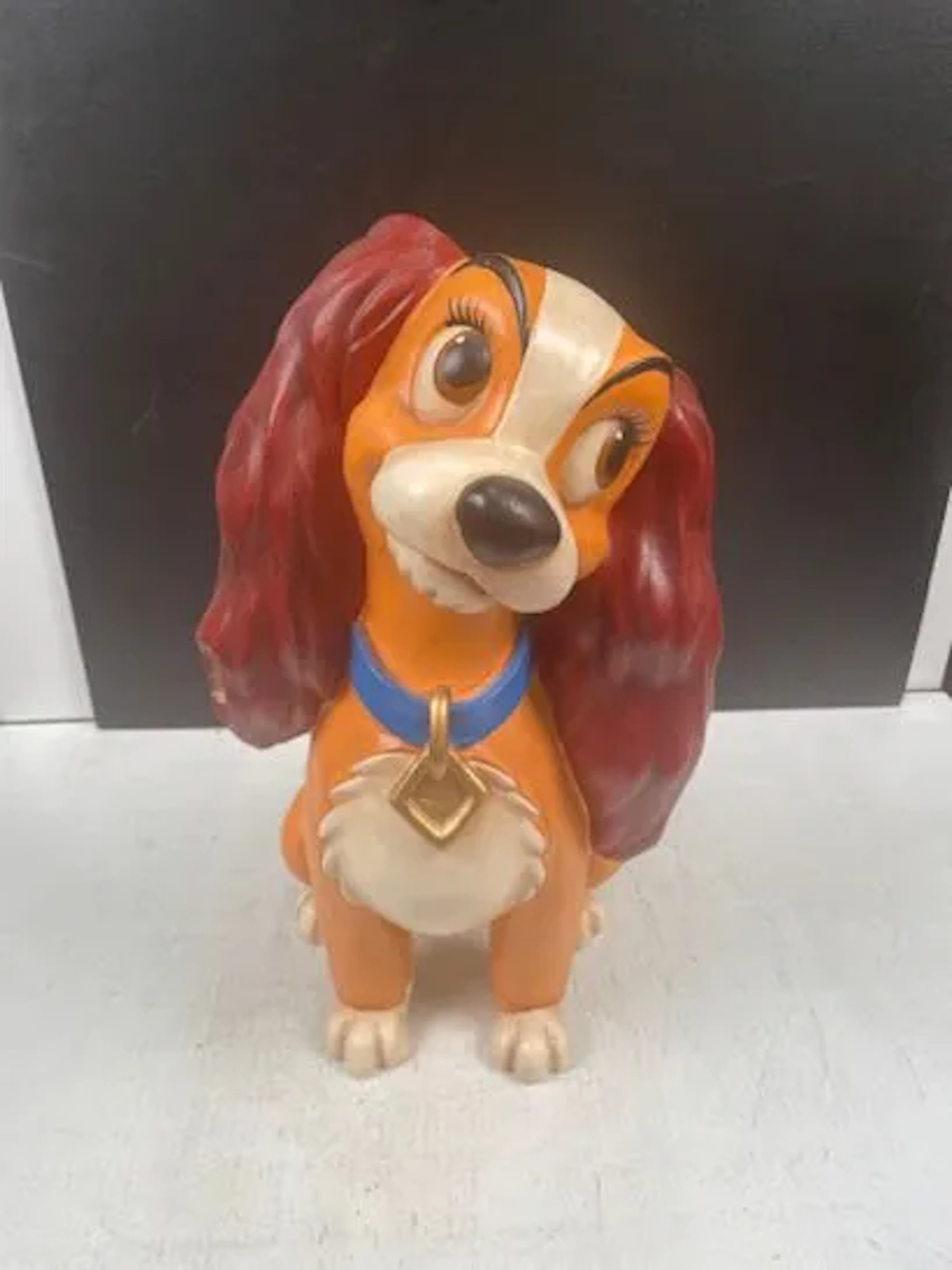 Lady (Lady and the Tramp) Seated - Large Vintage Statue - Lot 29