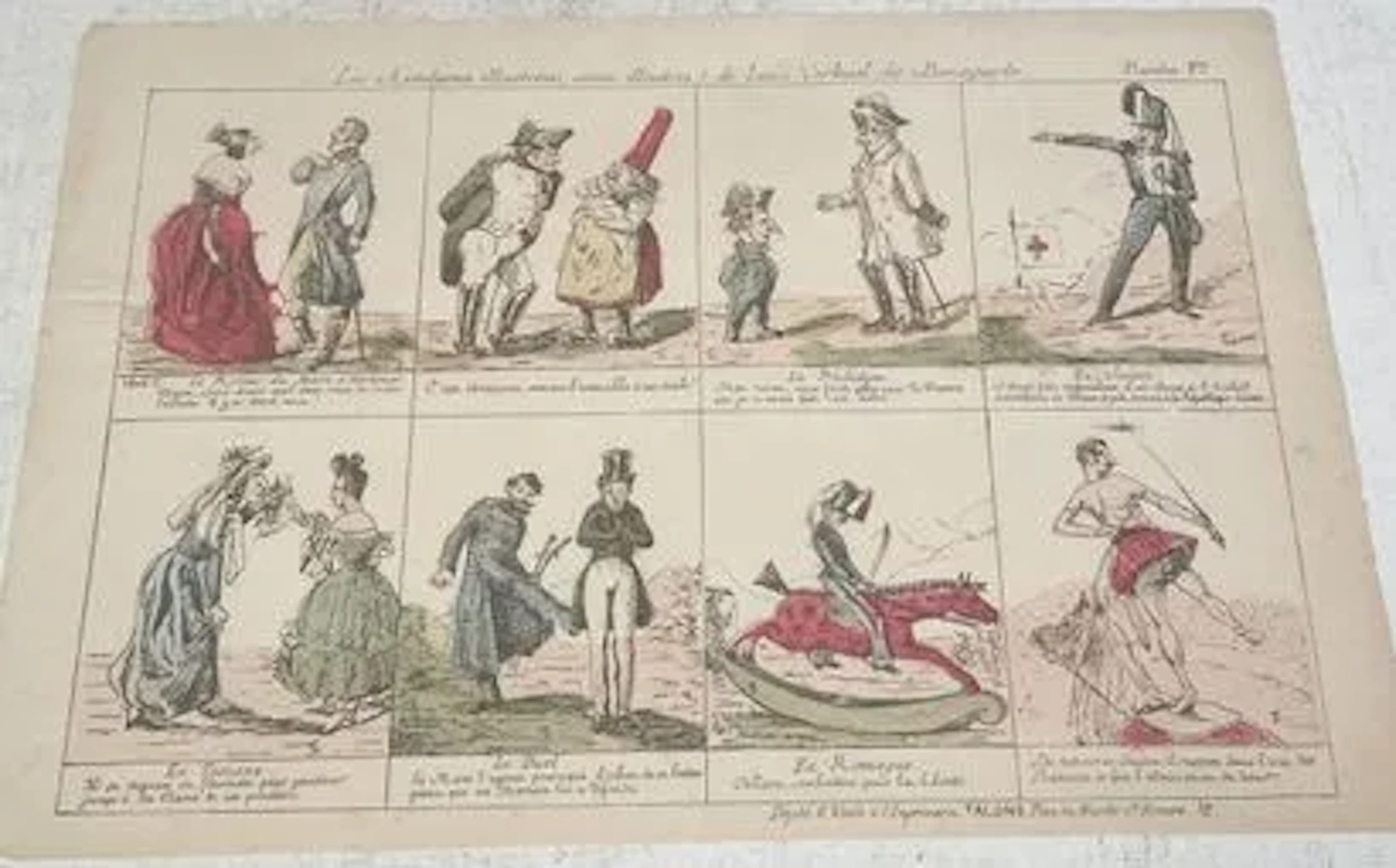 NAPOLÉON III — LES AVENTURES ILLUSTRÉES — PLANCHE 1 - Lot 241