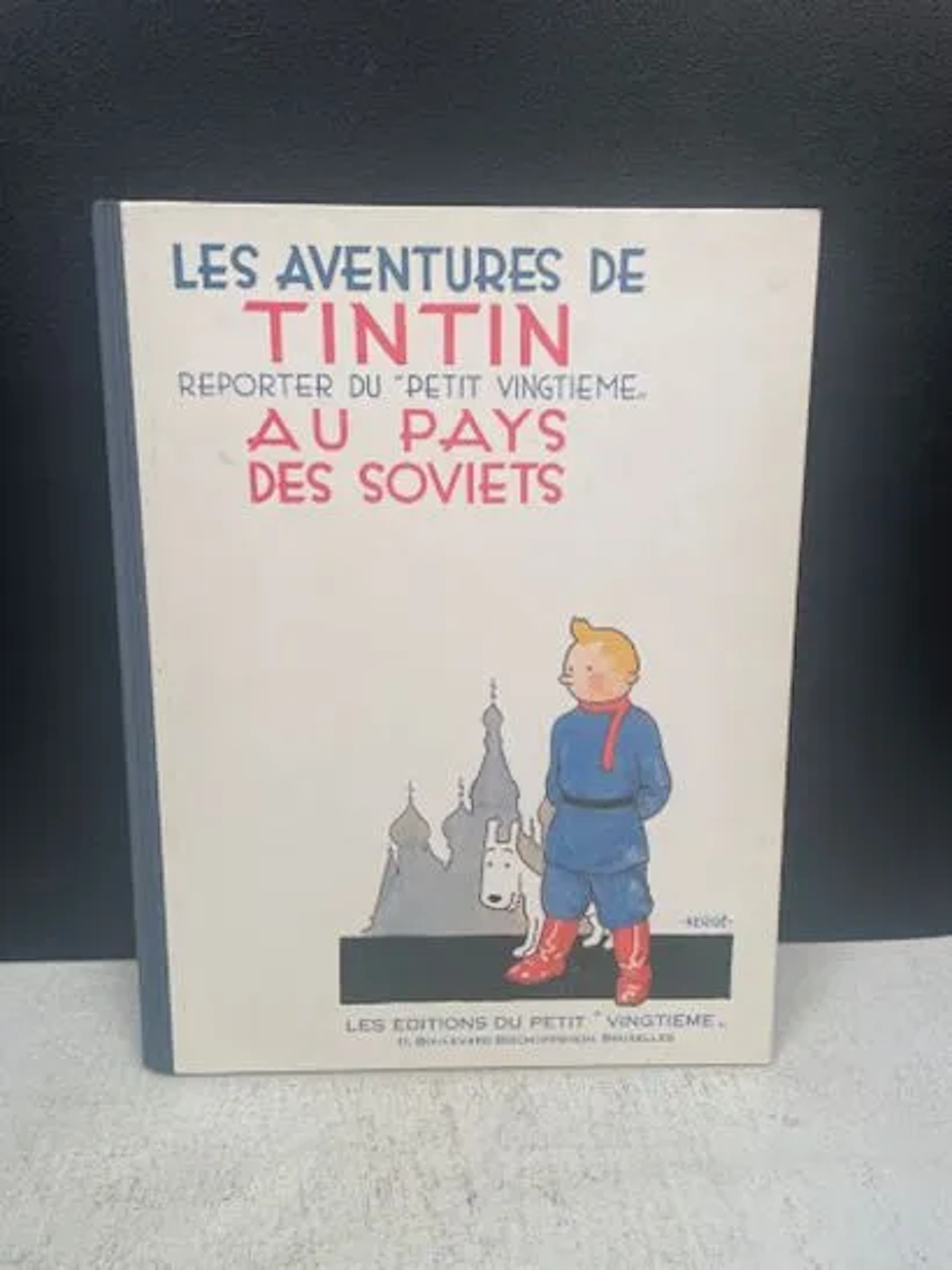 TINTIN (Hergé) - Album cartonné : Les Aventures de Tintin re - Lot 213