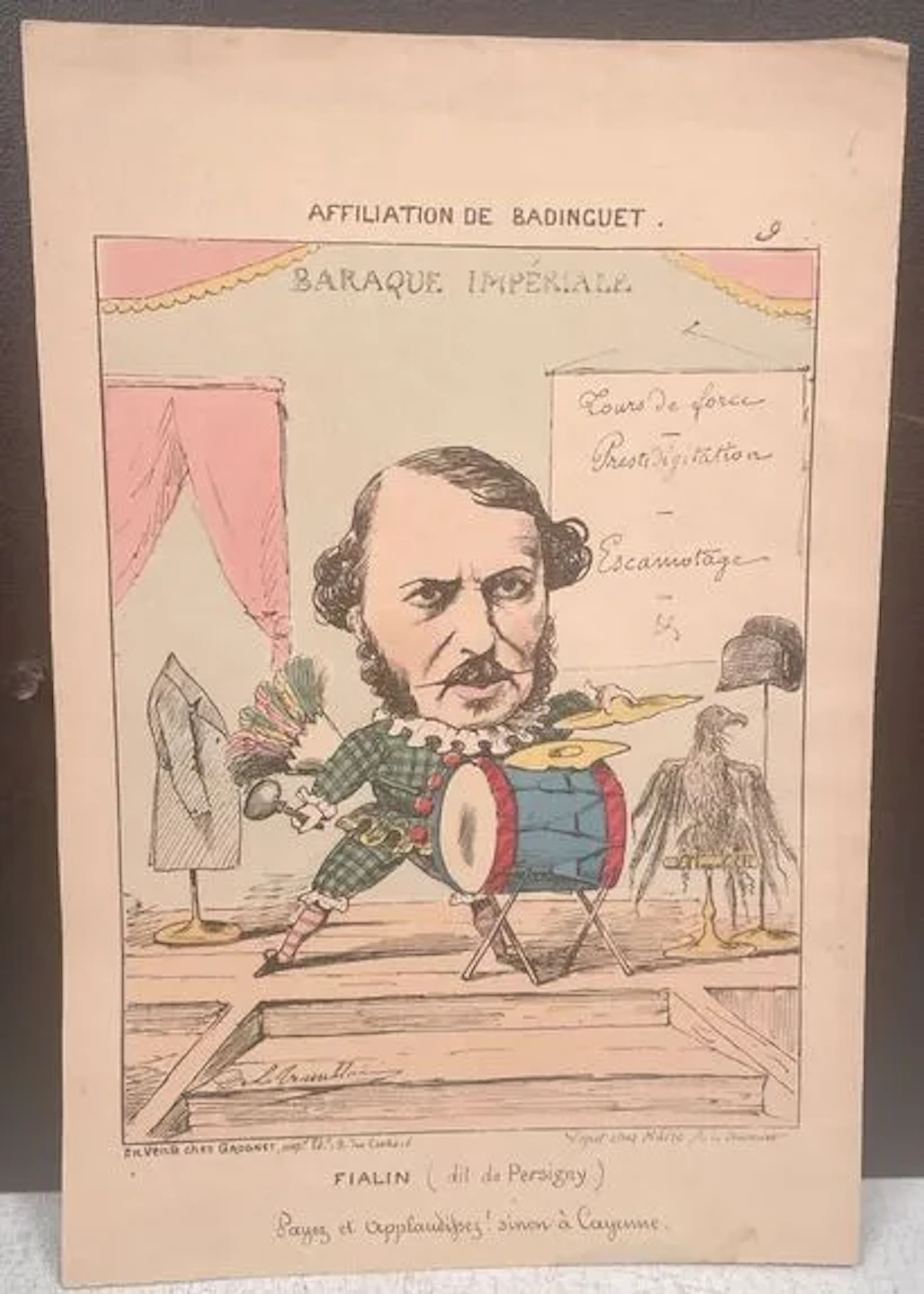 AFFILIATION DE BADINGUET, N° 9 — FIALIN - Lot 54