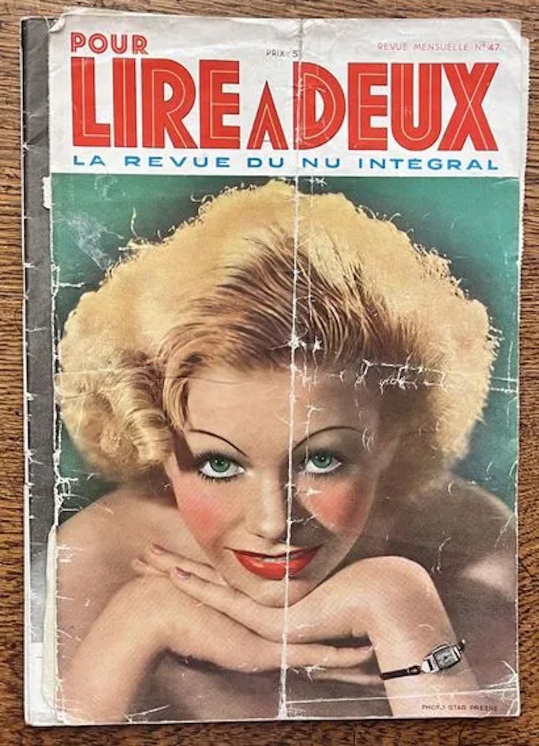 FOR TWO TO READ TOGETHER. — The Full-Nude Magazine. No. 47. - Lot 236