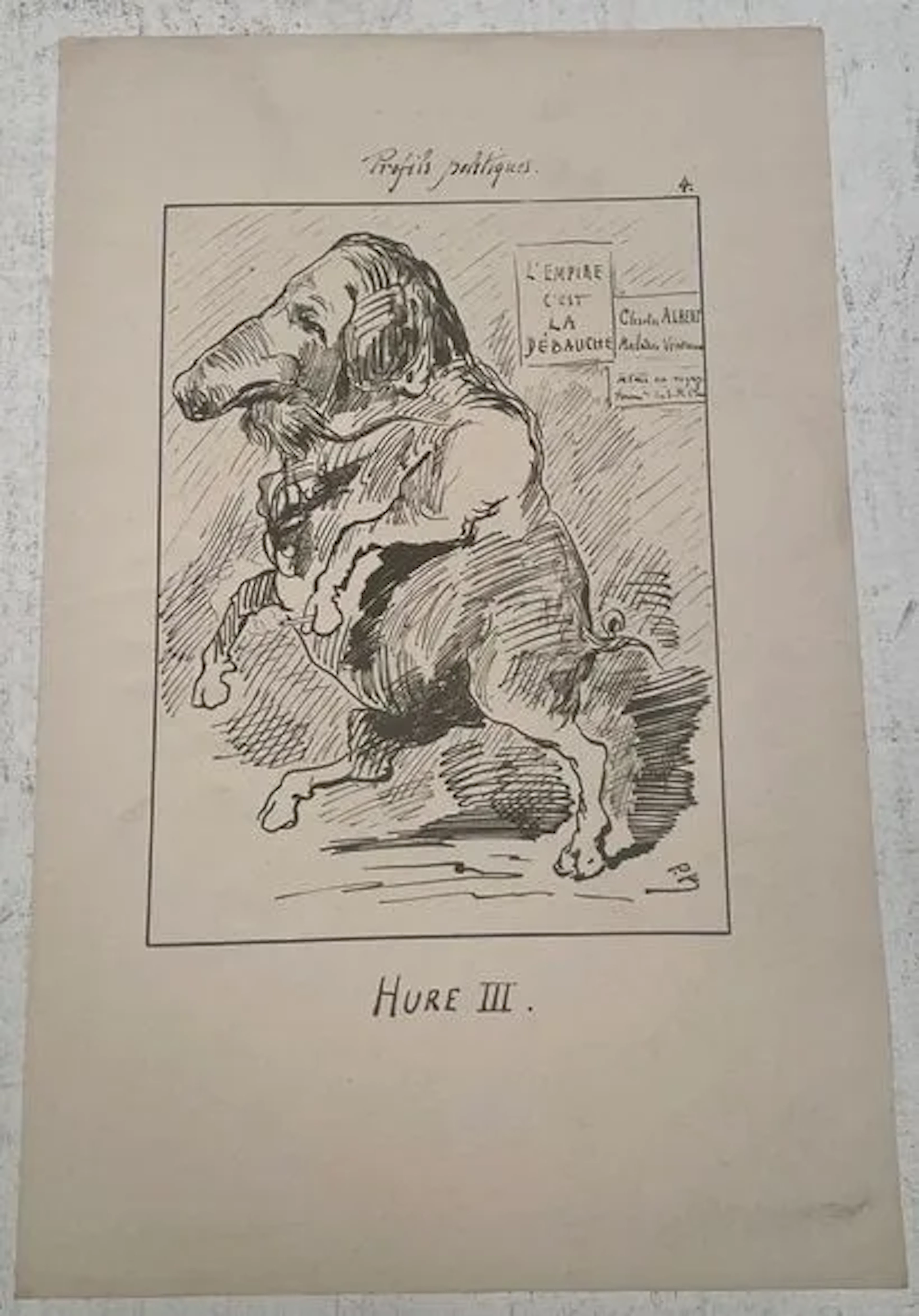 KLENCK — POLITICAL PROFILES, “HURE III” - Lot 159