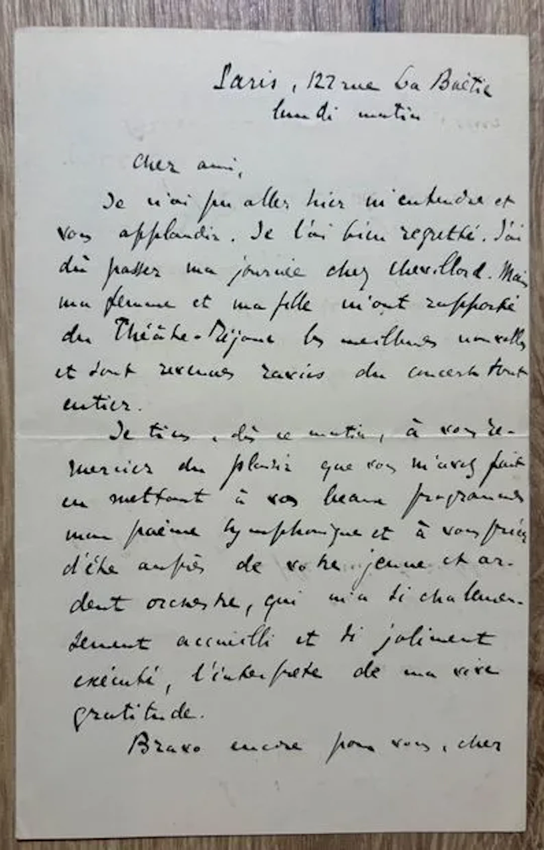 BRUNEAU (Alfred) (1857-1934). Compositeur et chef d'orchestr - Lot 27