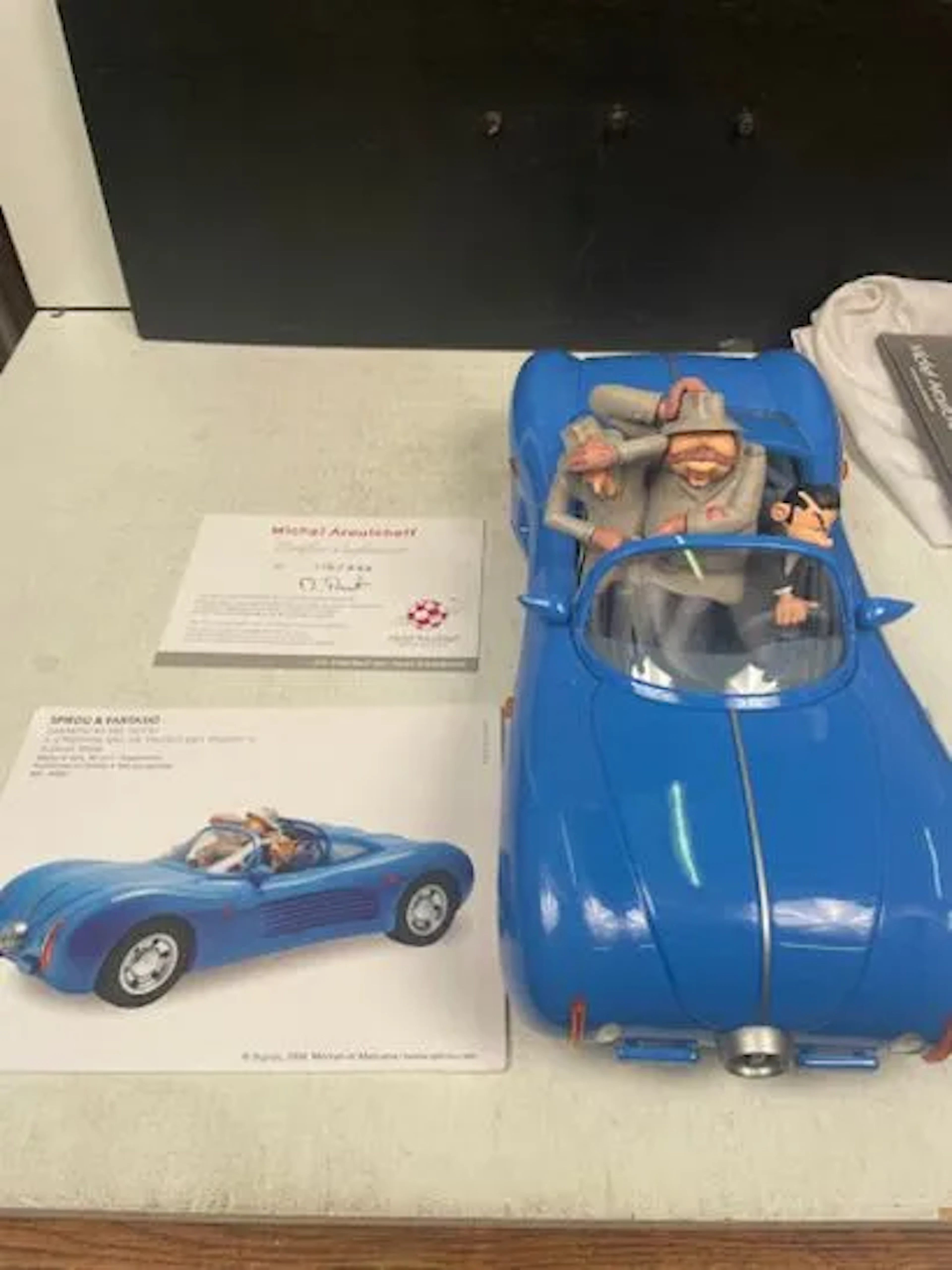 Michel Aroutcheff - Spirou & Fantasio - La Turbot 3000 bleue - Lot 129
