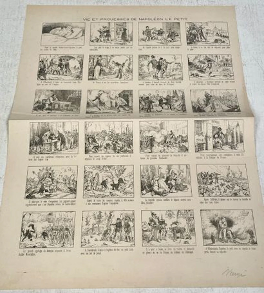 THE LIFE AND FEATS OF NAPOLEON THE LITTLE - Lot 298