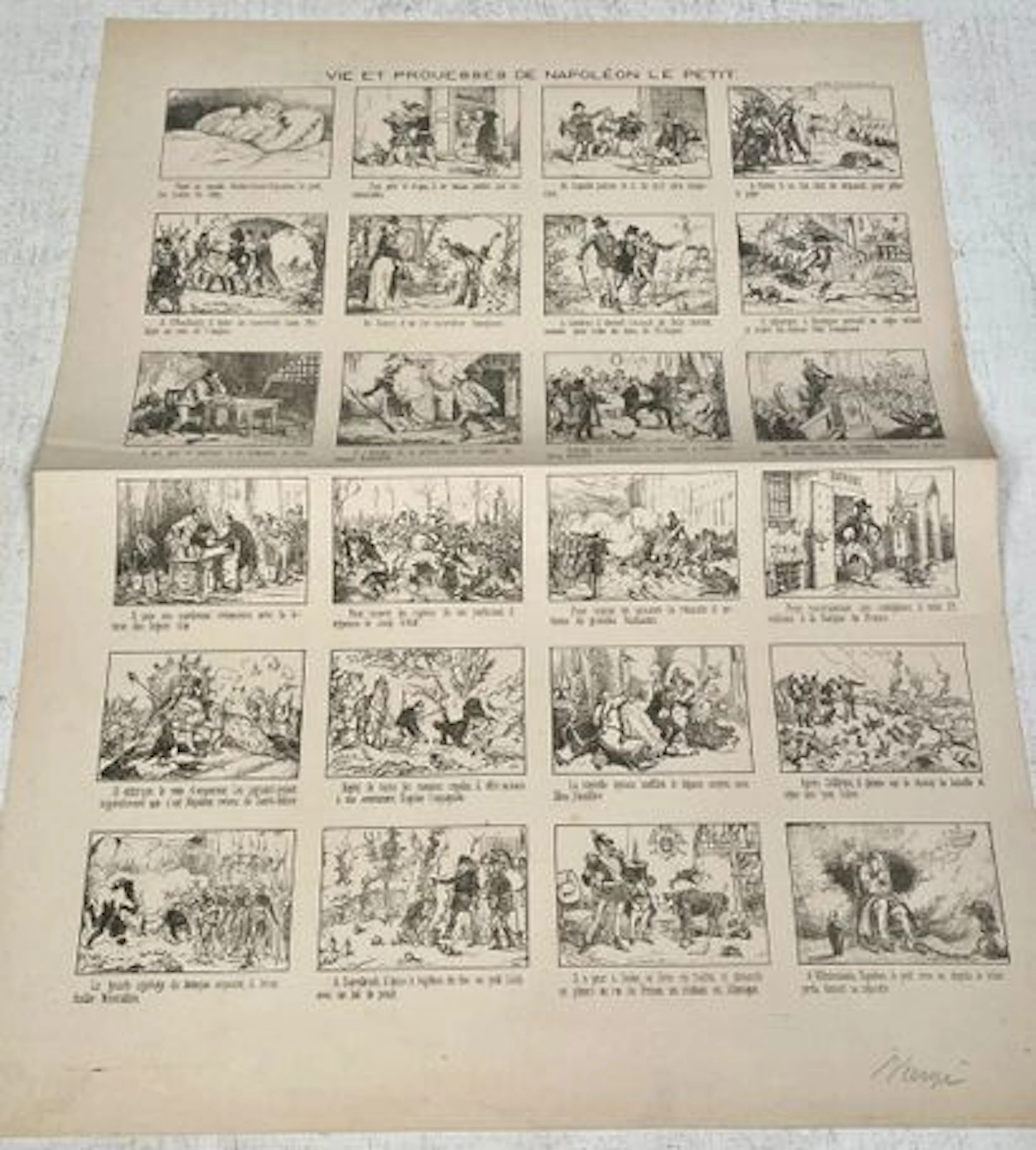 THE LIFE AND FEATS OF NAPOLEON THE LITTLE - Lot 298