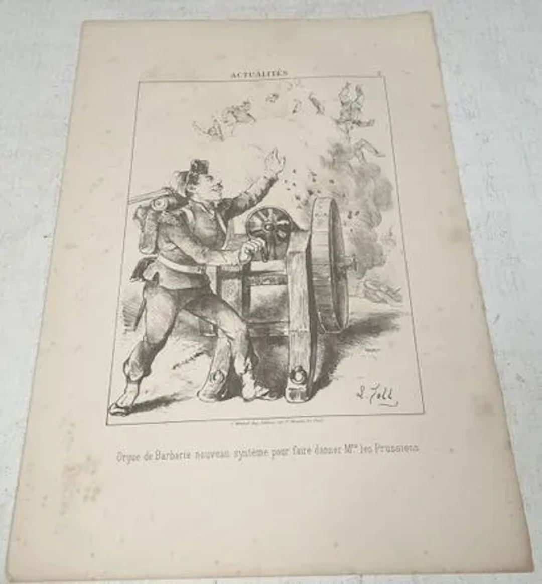 ORGUE DE BARBARIE, NOUVEAU SYSTÈME POUR FAIRE DANSER MRS LES - Lot 249
