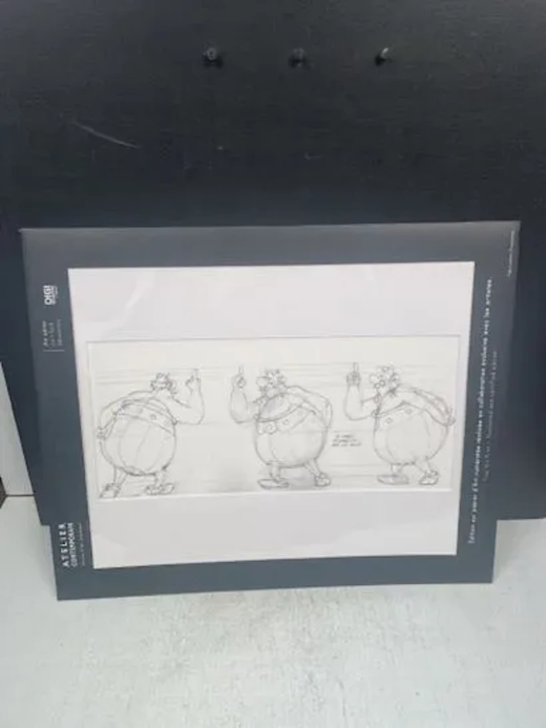 ASTÉRIX (Albert Uderzo) - Estampe d'art en Digigraphie : Étu - Lot 45