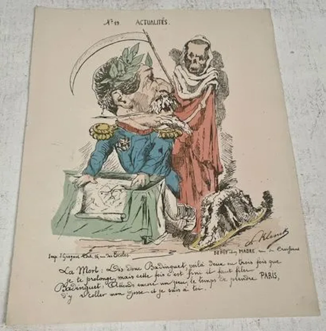 NEWS, No. 19 — BADINGUET AND DEATH - Lot 39