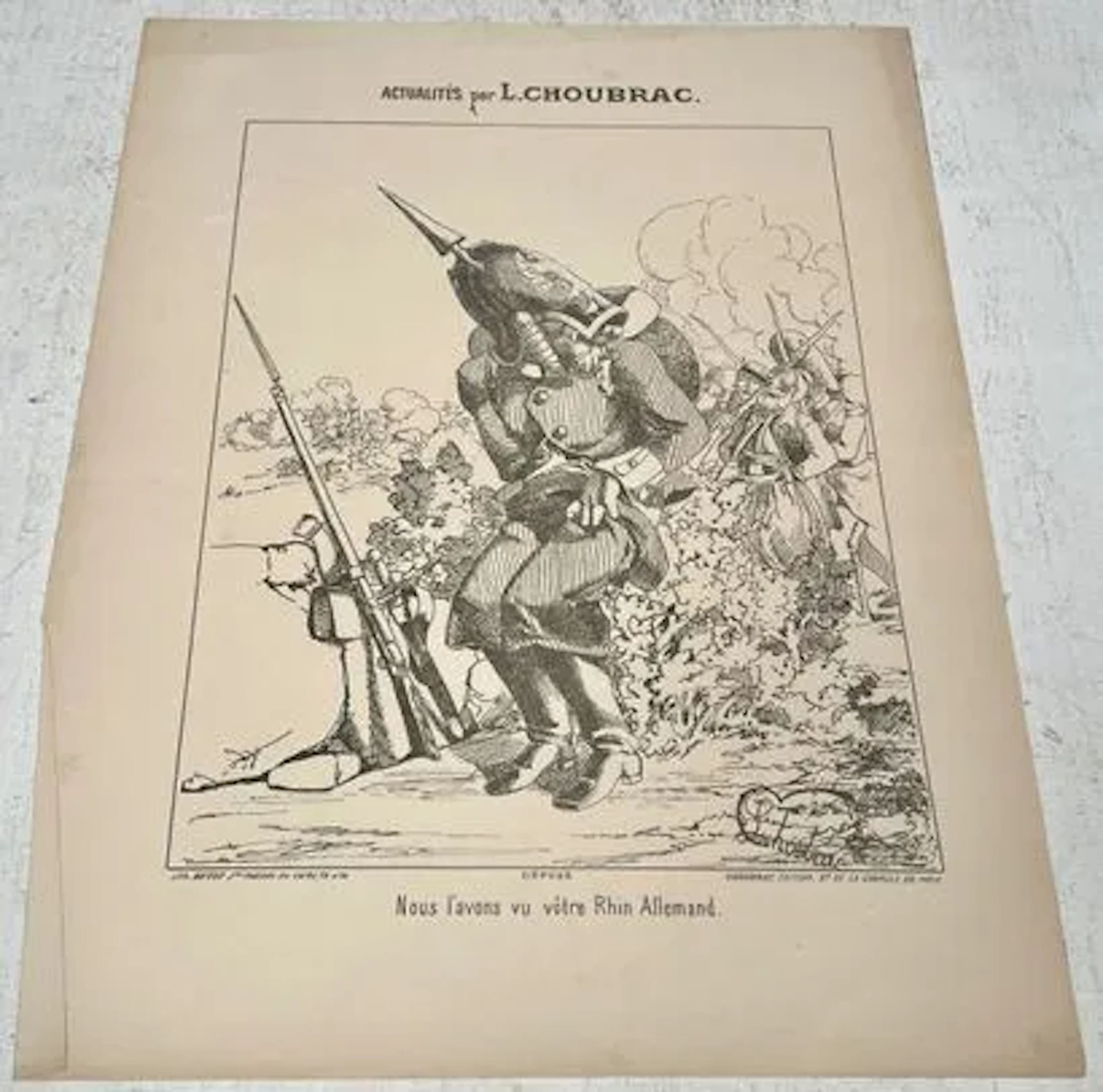 “WE’VE SEEN YOUR GERMAN RHINE” - Lot 15