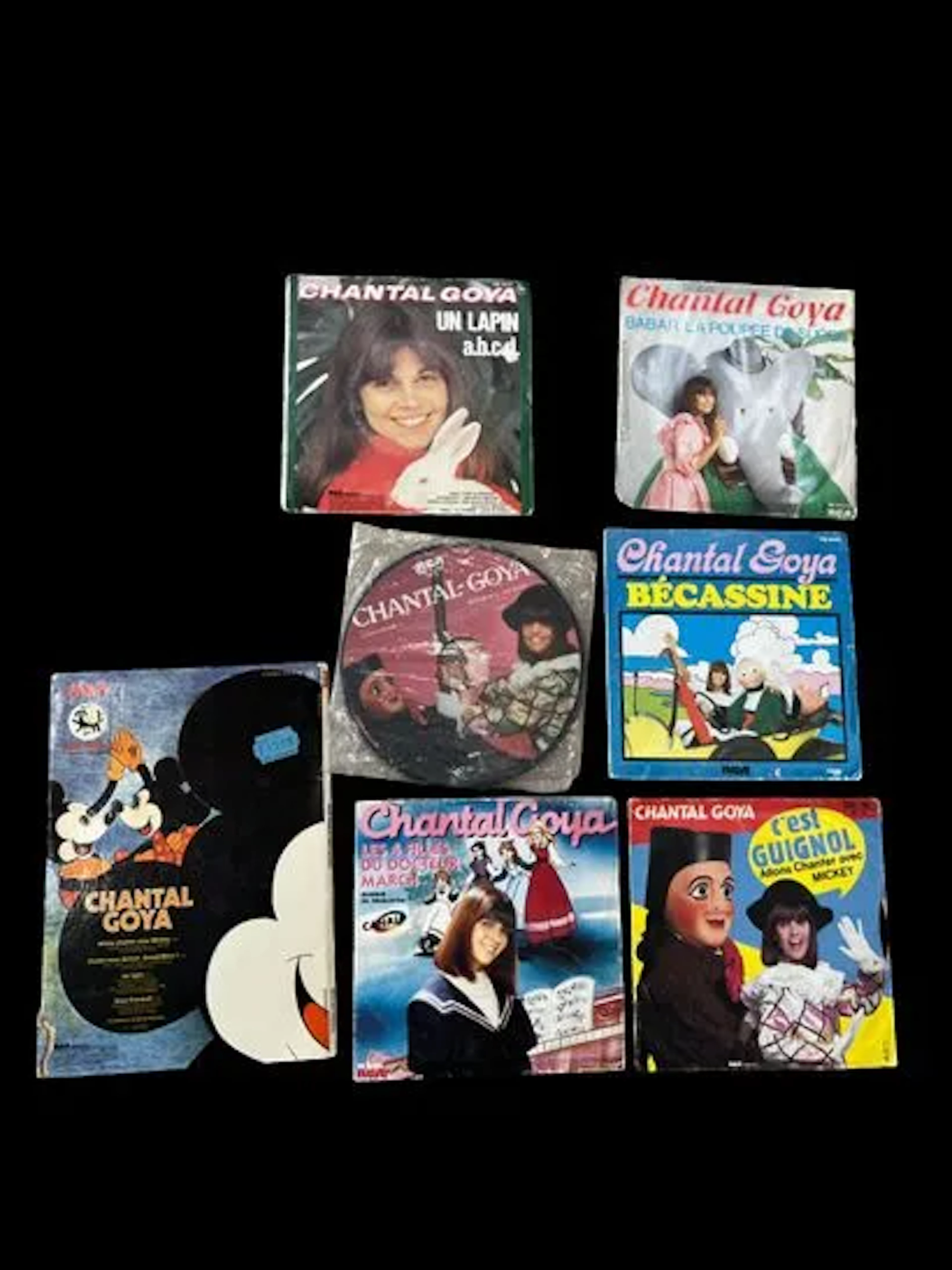 Set of Chantal Goya 45s - Lot 102
