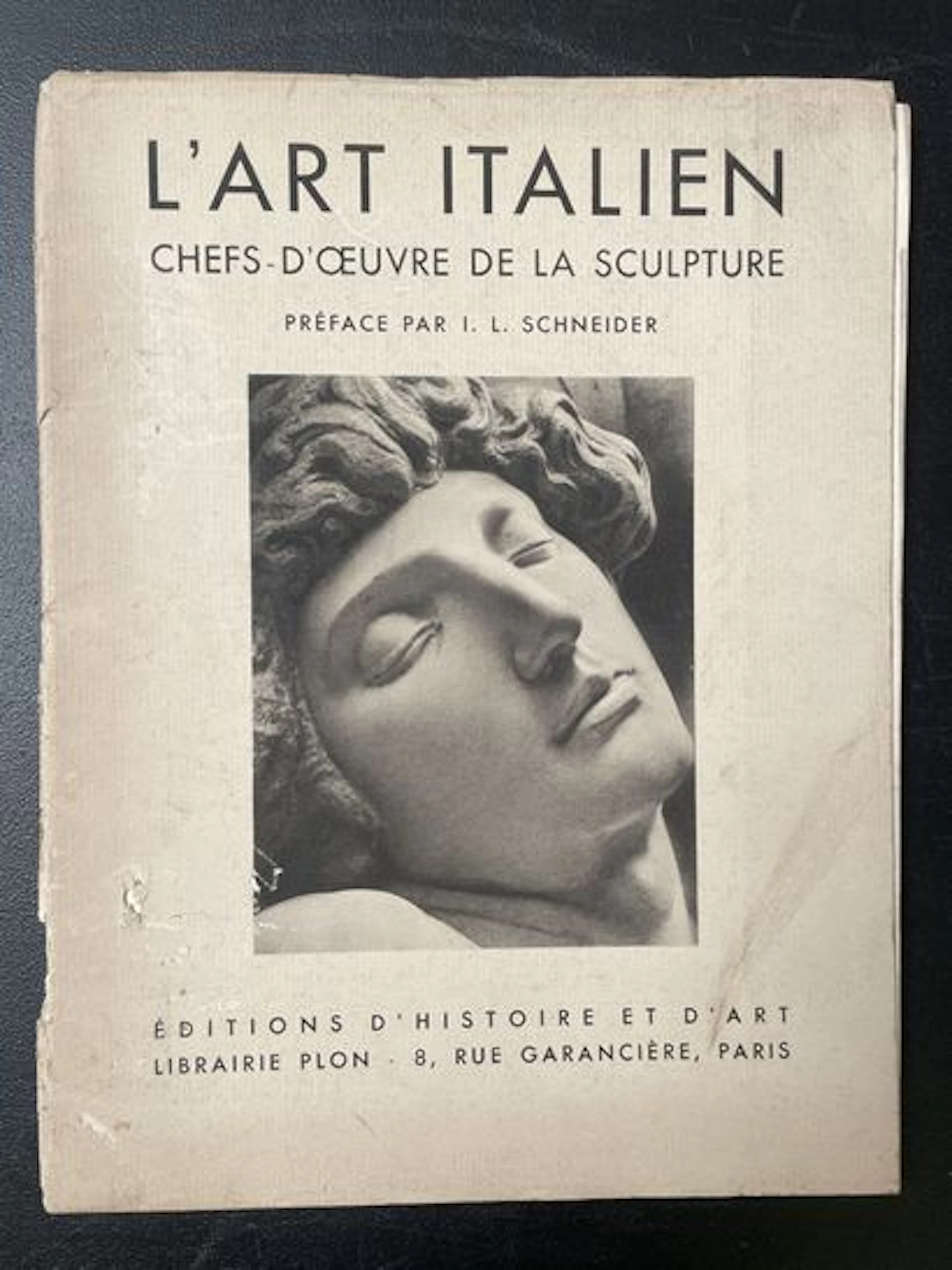 SCHNEIDER (I. L.). Italian Art: Masterpieces of Sculpture. - Lot 270