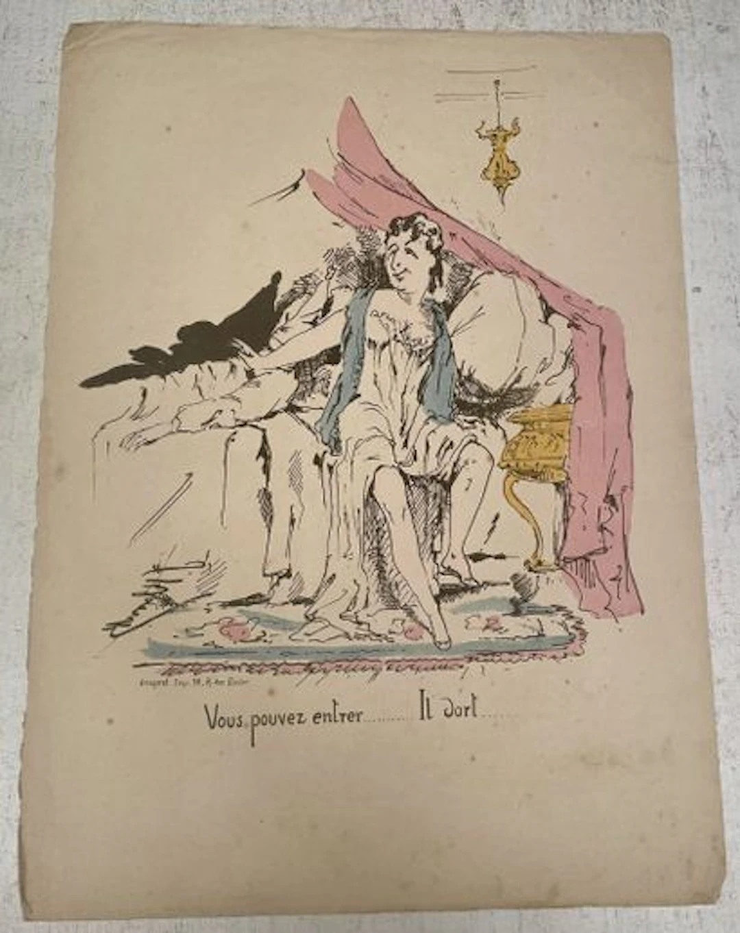 VOUS POUVEZ ENTRER… IL DORT… - Lot 304