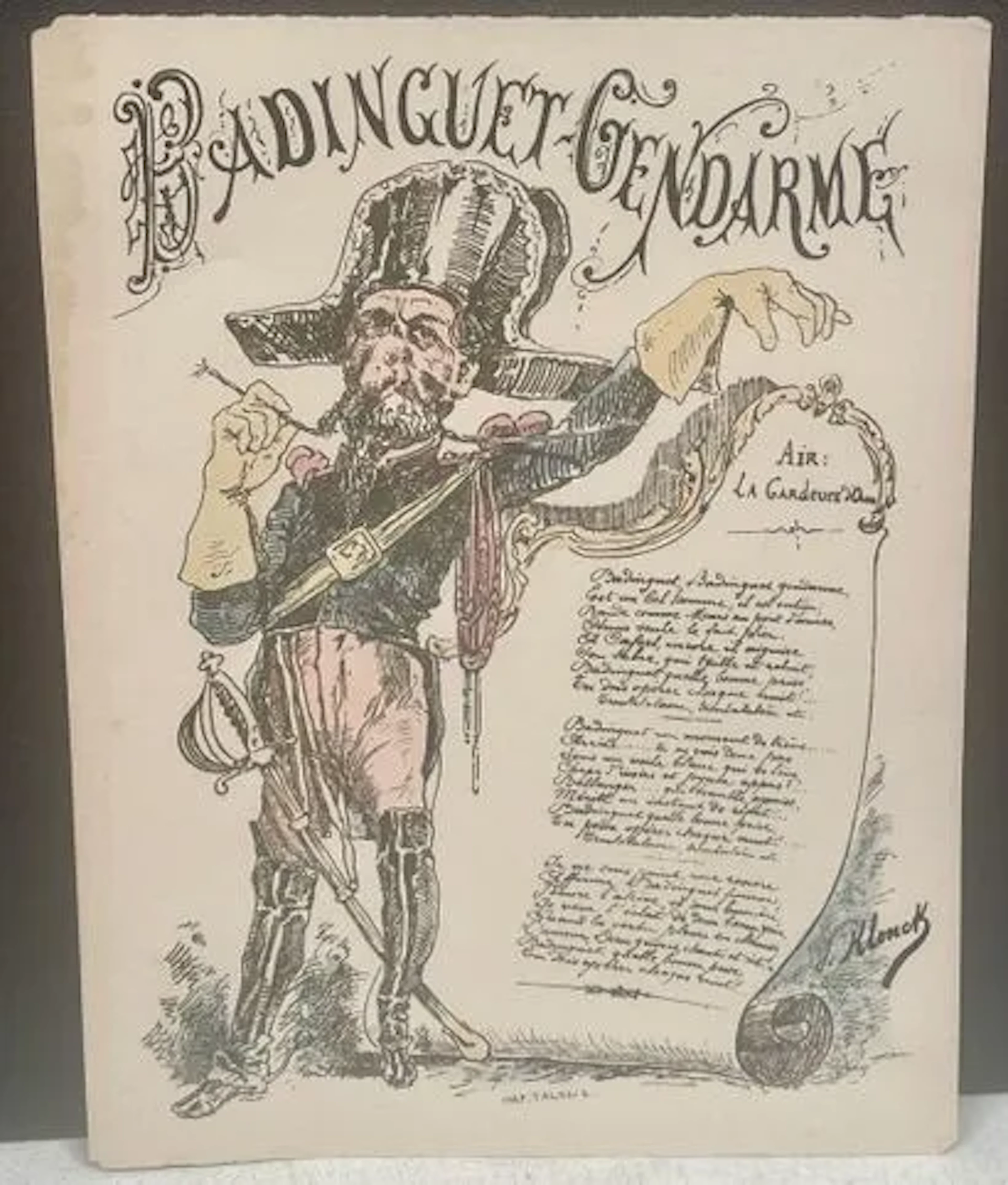 BADINGUET THE GENDARME - Lot 64