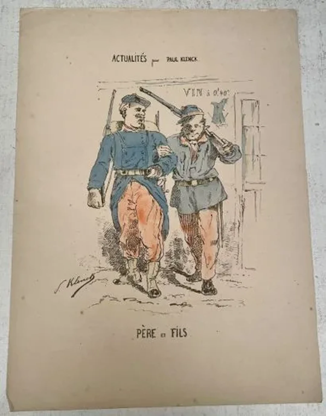 FATHER AND SON - Lot 260