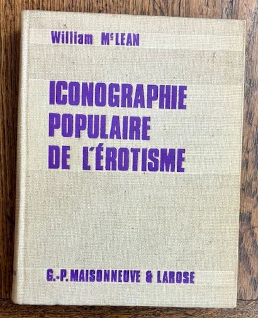 McLEAN (William) — CONTRIBUTION À L'ÉTUDE DE L'ICONOGRAPHIE - Lot 173