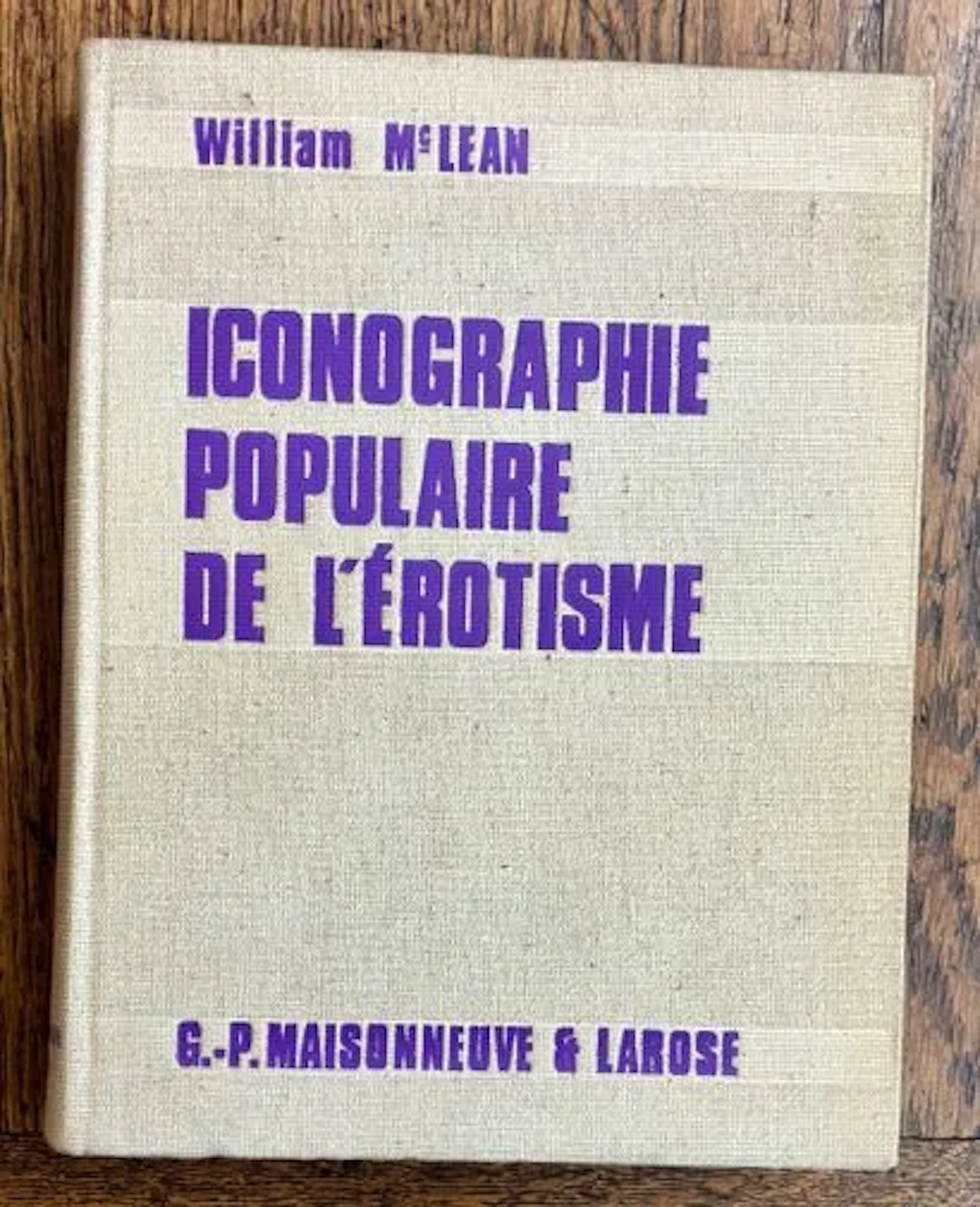 McLEAN (William) — CONTRIBUTION À L'ÉTUDE DE L'ICONOGRAPHIE - Lot 173