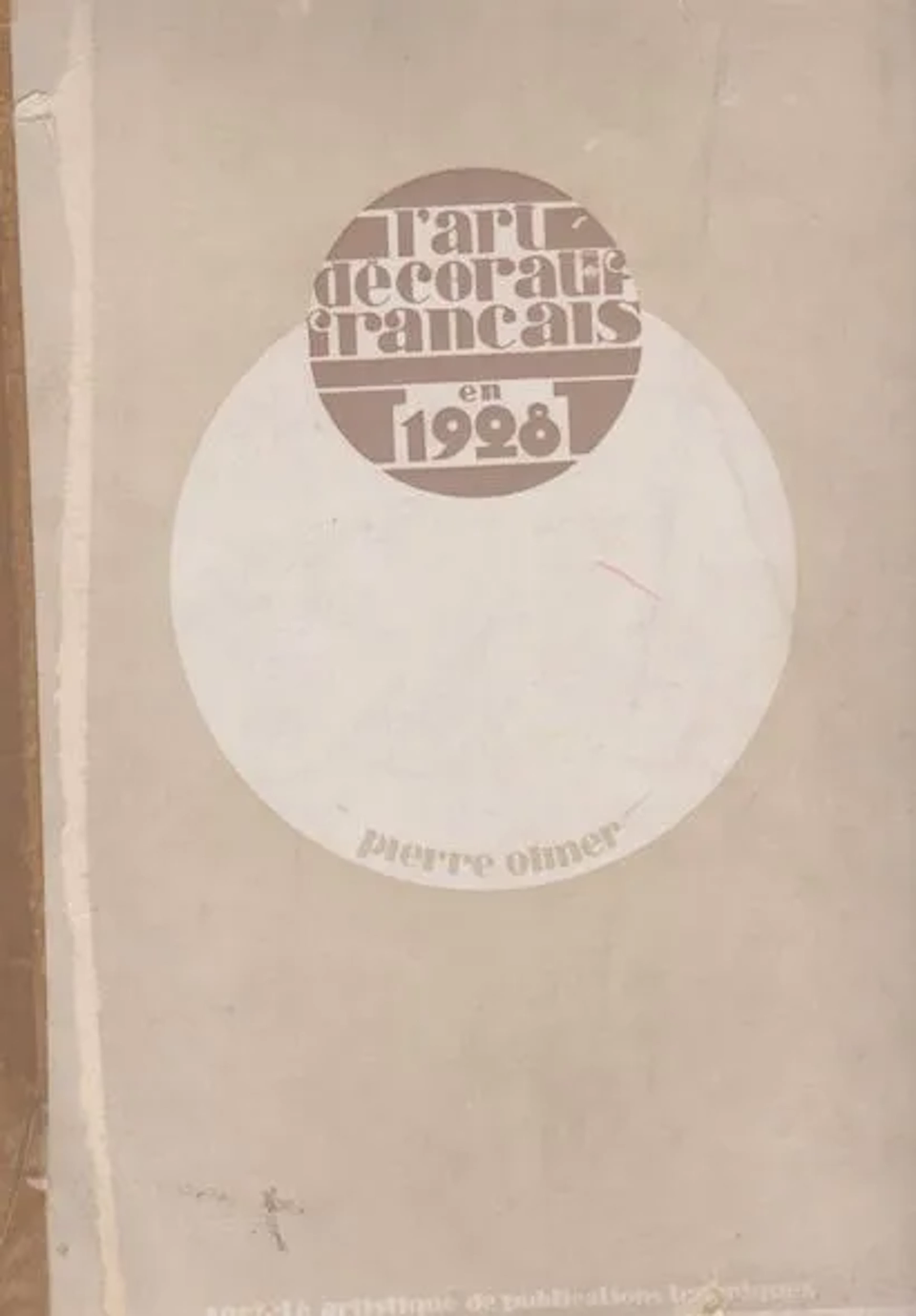 [Art déco]. OLMER Pierre. L'art décoratif en 1928. - Lot 171