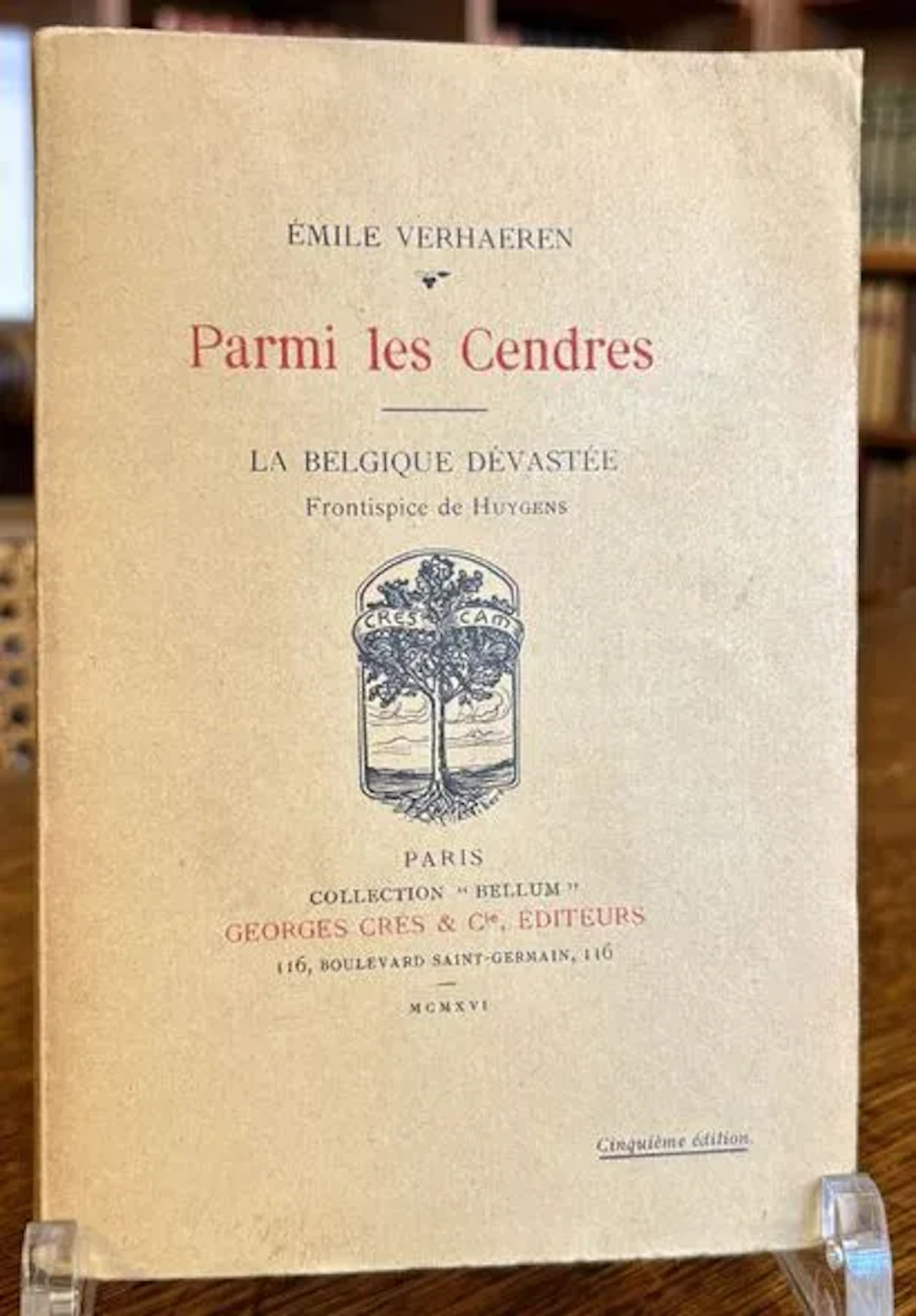 VERHAEREN (Émile). Parmi les Cendres. La Belgique dévastée. - Lot 287