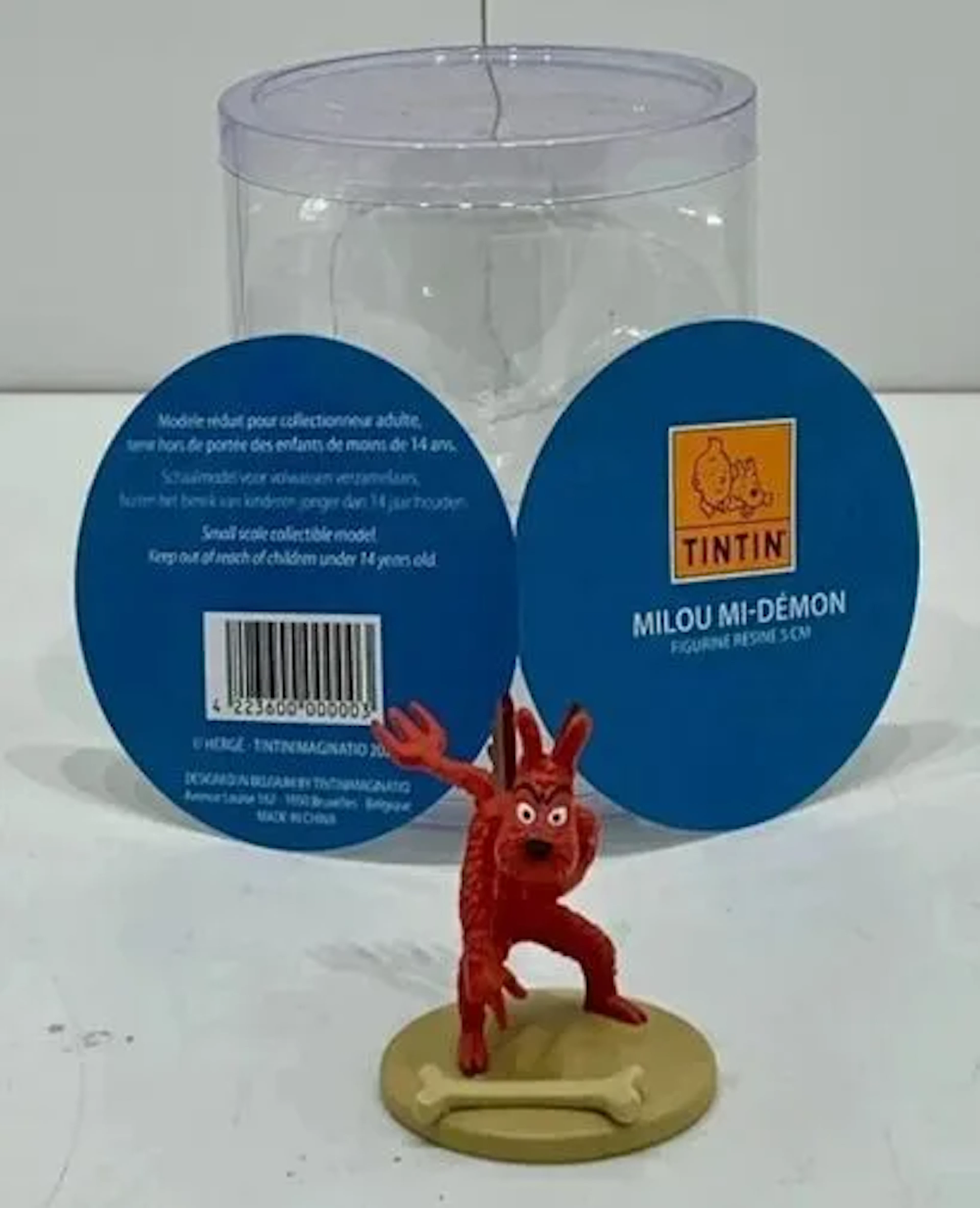 Half-Demon Snowy figurine Tintin in Tibet 7 cm - Lot 221