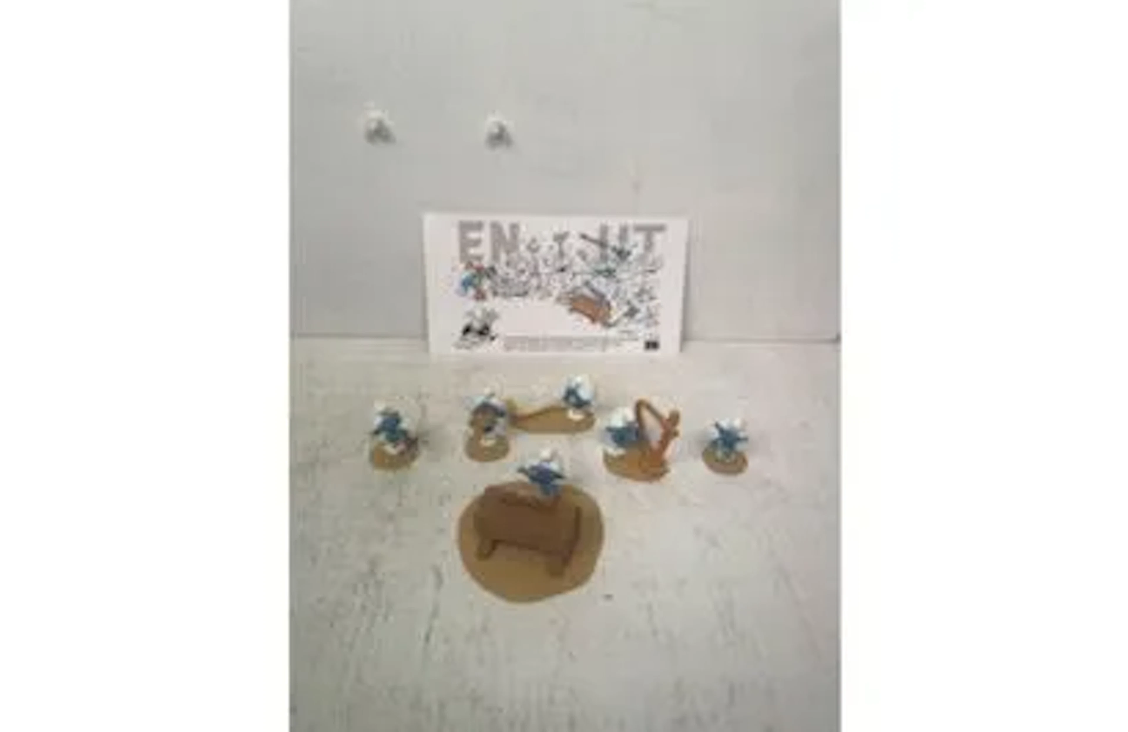 Ensemble de Figurines Résine - Les Schtroumpfs "L'Orchestre - Lot 194