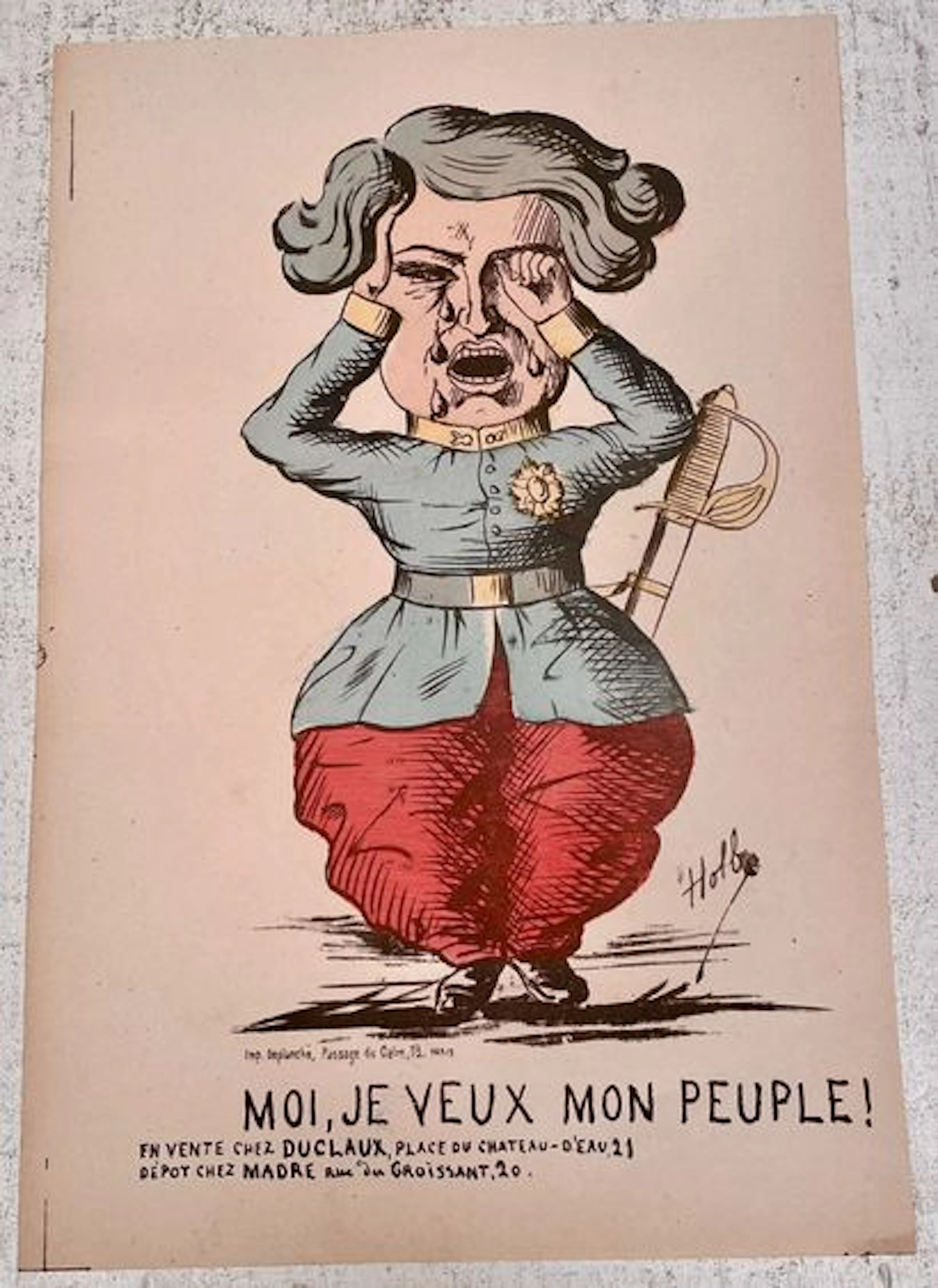 HADOL — « MOI, JE VEUX MON PEUPLE ! » - Lot 130