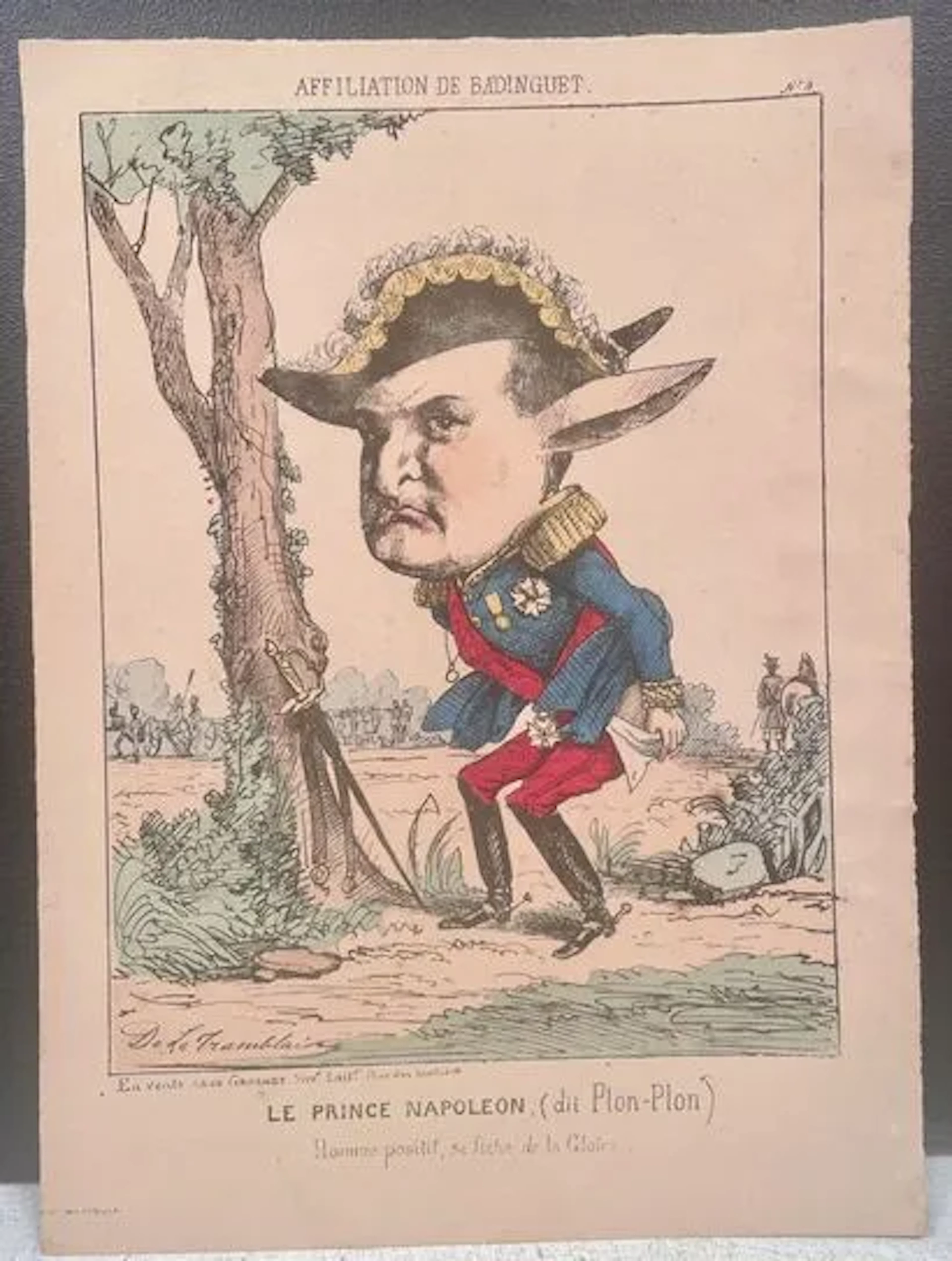 BADINGUET’S AFFILIATION, No. 4 — PRINCE NAPOLEON - Lot 50
