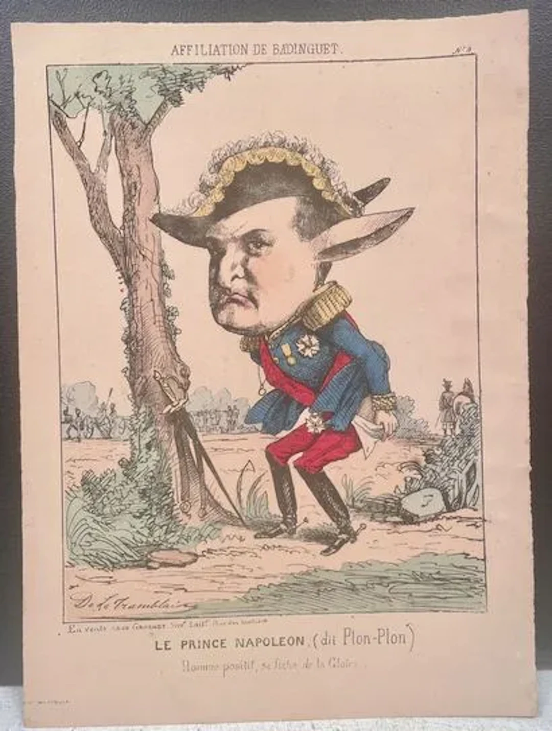 BADINGUET’S AFFILIATION, No. 4 — PRINCE NAPOLEON - Lot 50