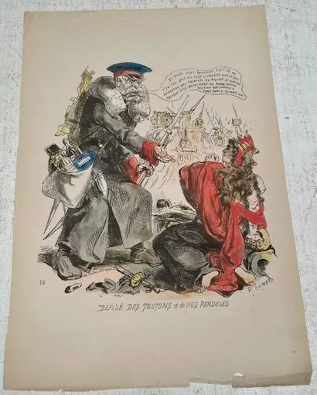 Défilé des Teutons et de nos pendules - Lot 95