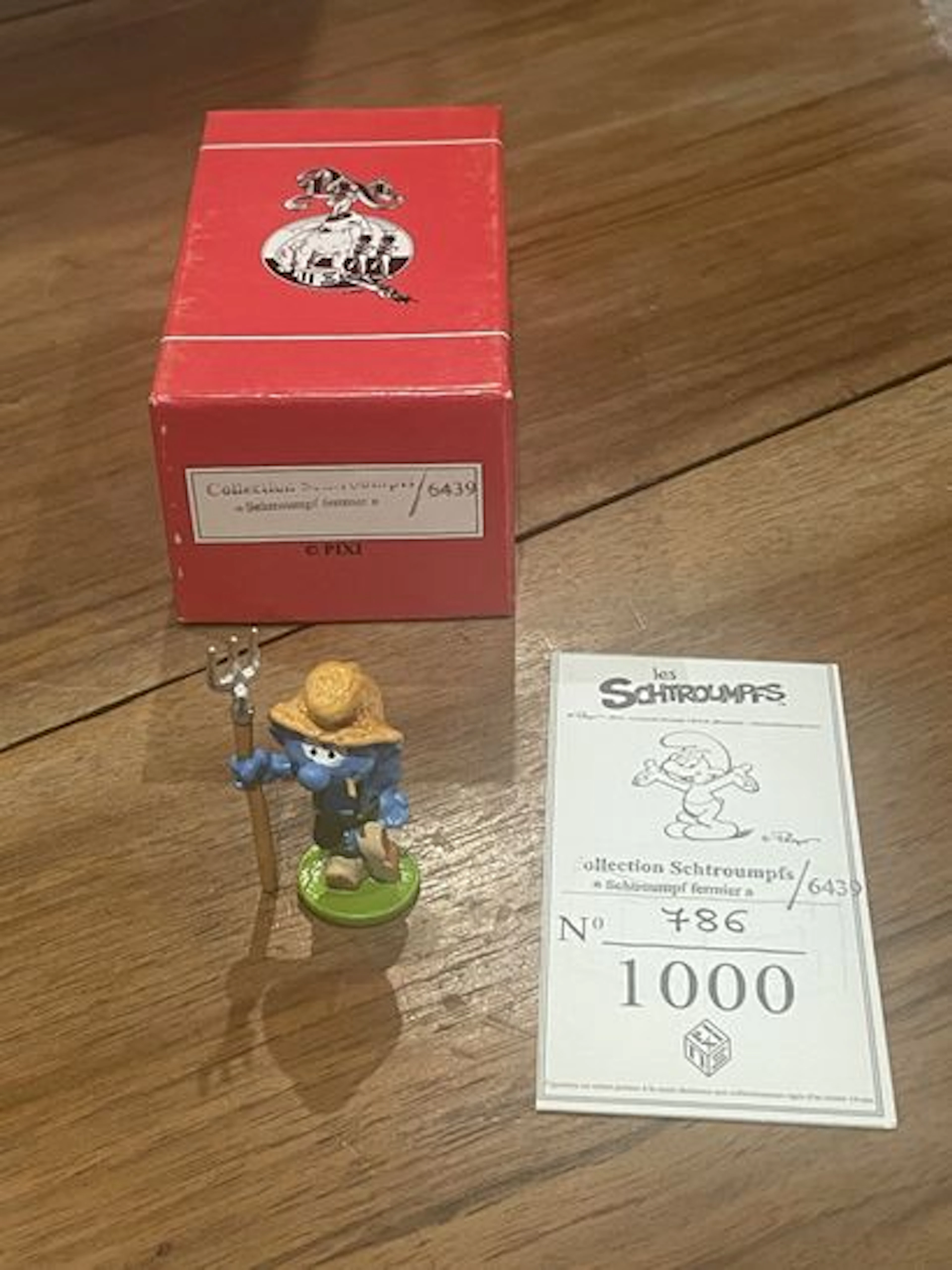 PIXI 1/6439 - Schtroumpf Fermier - Lot 225